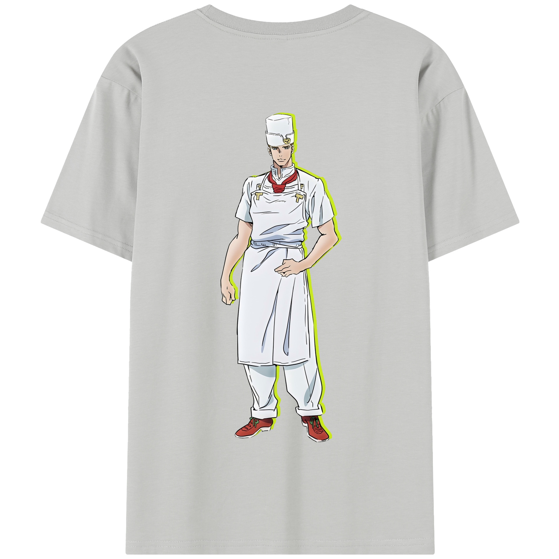 （画像用） ジョジョの奇妙な冒険 Tonio Trussardi JoJo's Bizarre Adventure トニオ?トラッサルディ 綿100％半袖Tシャツ（背面プリント）