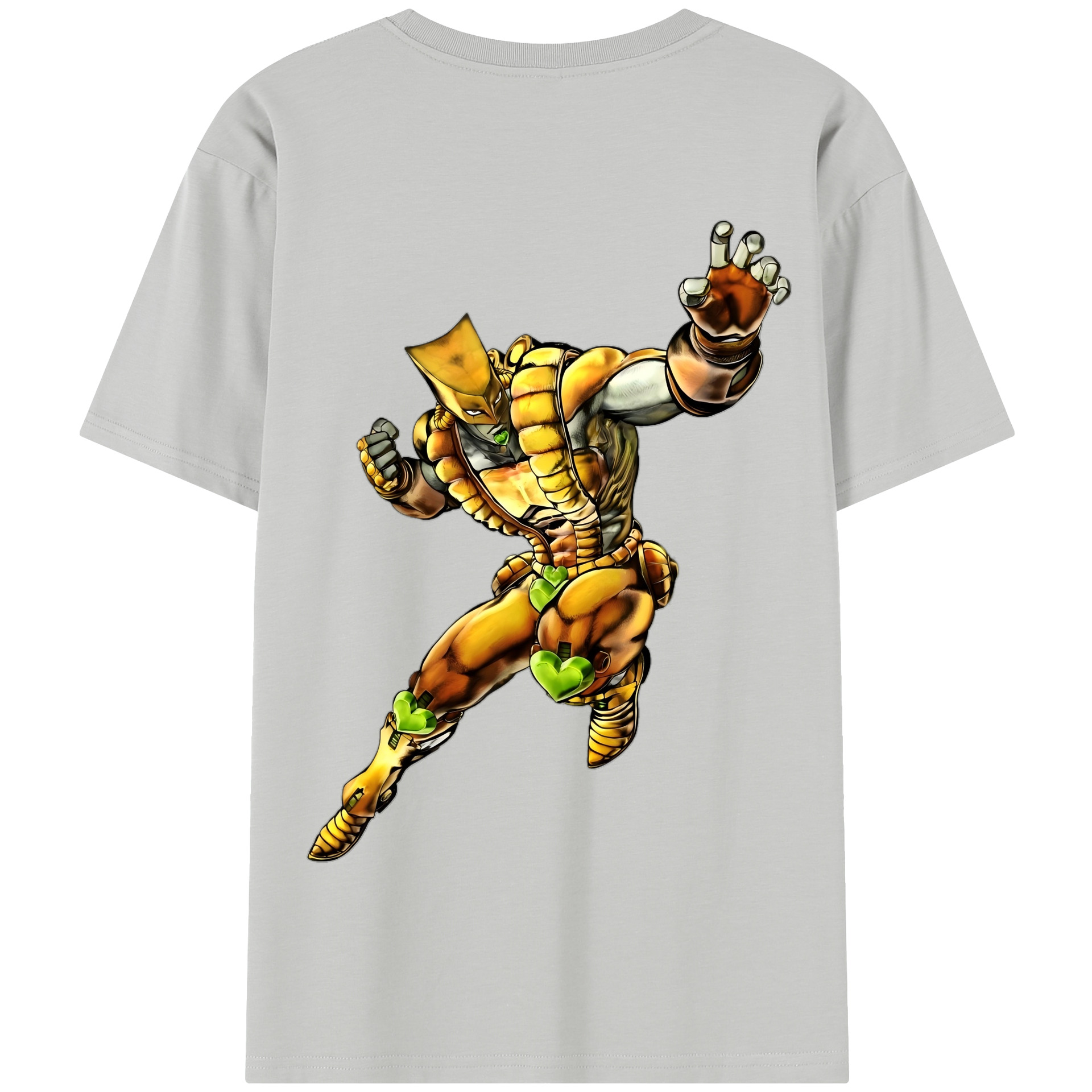 （画像用） ジョジョの奇妙な冒険 ディオ?ブランドー JoJo's Bizarre Adventure Dio Brando 綿100％半袖Tシャツ（背面プリント）