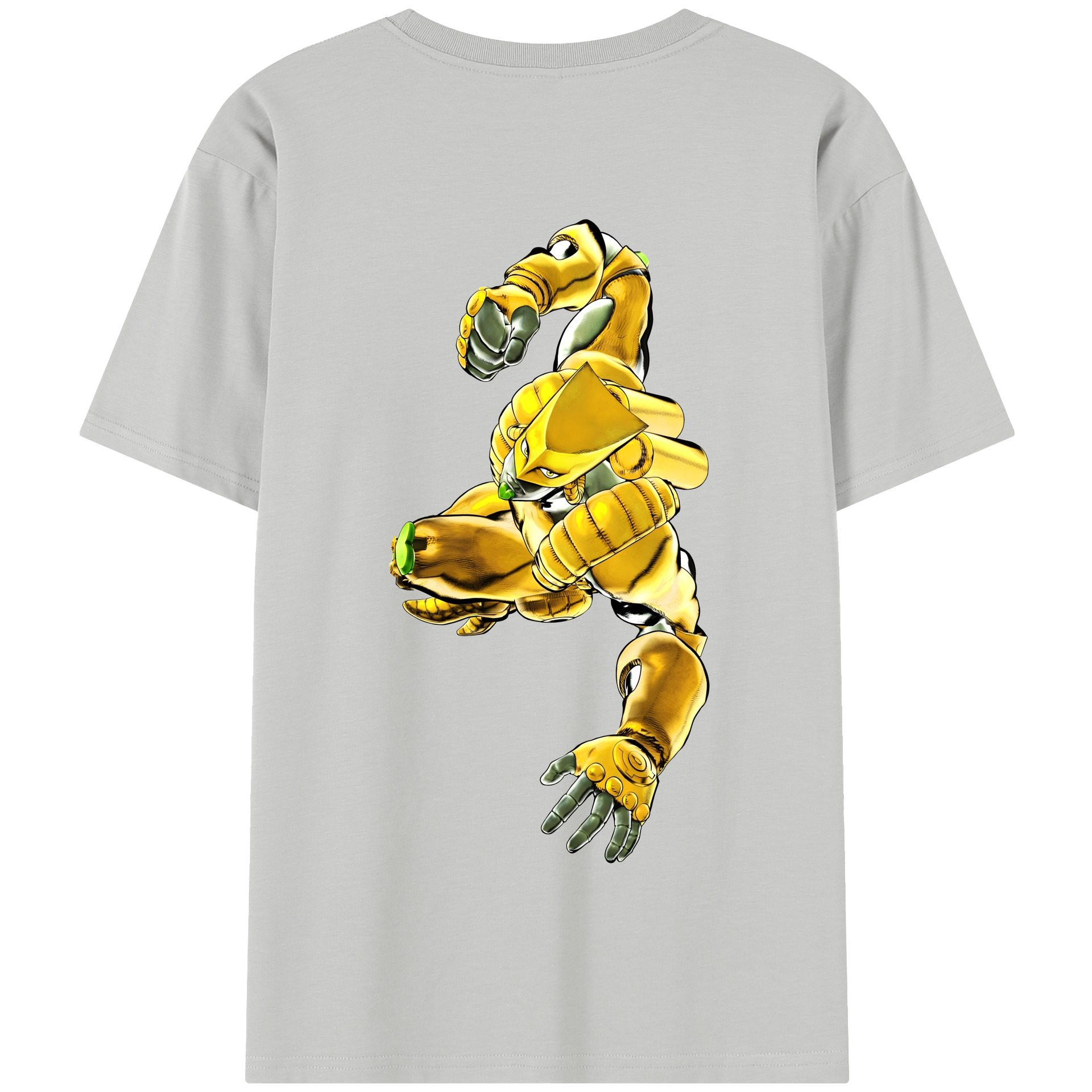 （画像用） ジョジョの奇妙な冒険 ディオ?ブランドー JoJo's Bizarre Adventure Dio Brando 綿100％半袖Tシャツ（背面プリント）