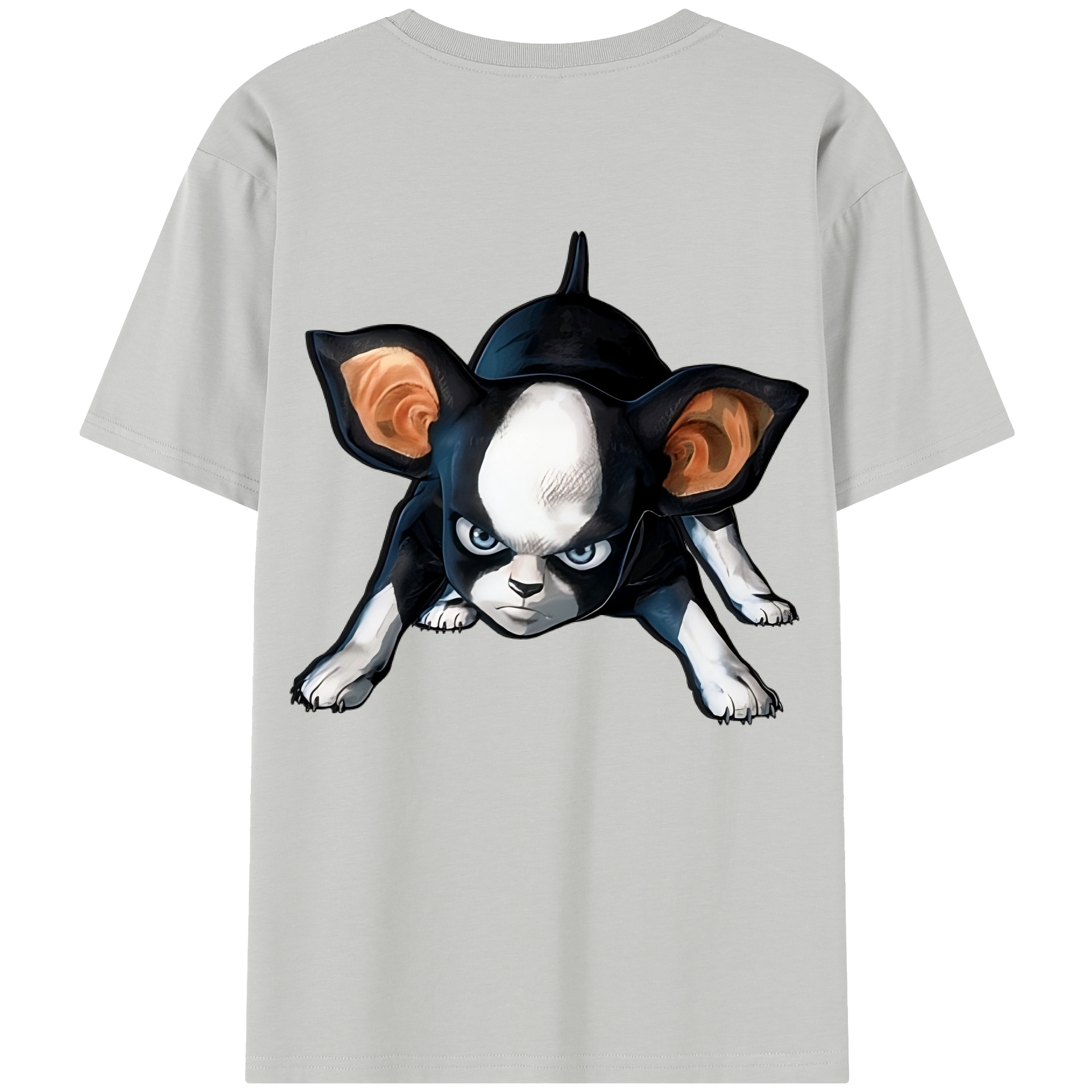 （画像用） ジョジョの奇妙な冒険 イギー JoJo's Bizarre Adventure Iggy 綿100％半袖Tシャツ（背面プリント）