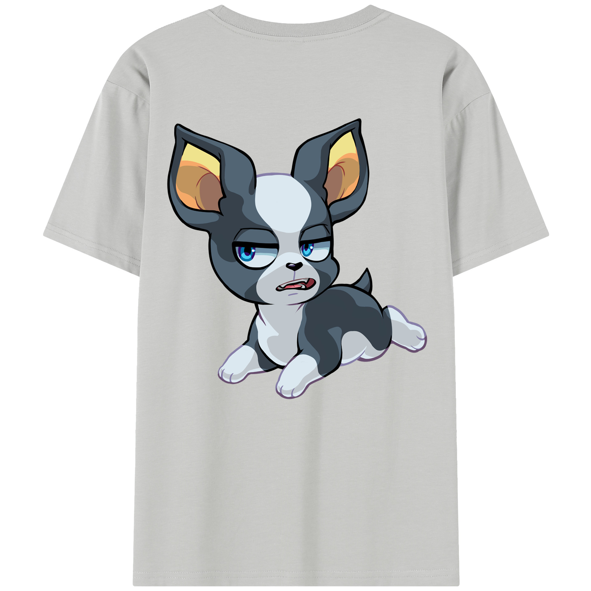 （画像用） ジョジョの奇妙な冒険 イギー JoJo's Bizarre Adventure Iggy 綿100％半袖Tシャツ（背面プリント）
