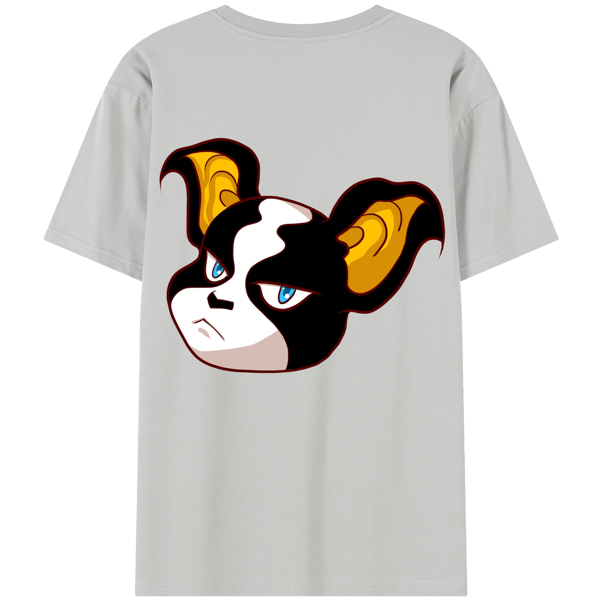 （画像用） ジョジョの奇妙な冒険 イギー JoJo's Bizarre Adventure Iggy 綿100％半袖Tシャツ（背面プリント）