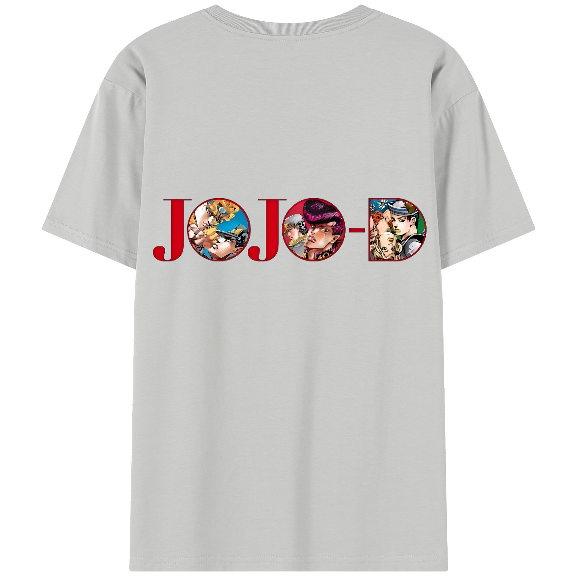 （画像用） ジョジョの奇妙な冒険 JoJo's Bizarre Adventure 綿100％半袖Tシャツ（背面プリント）