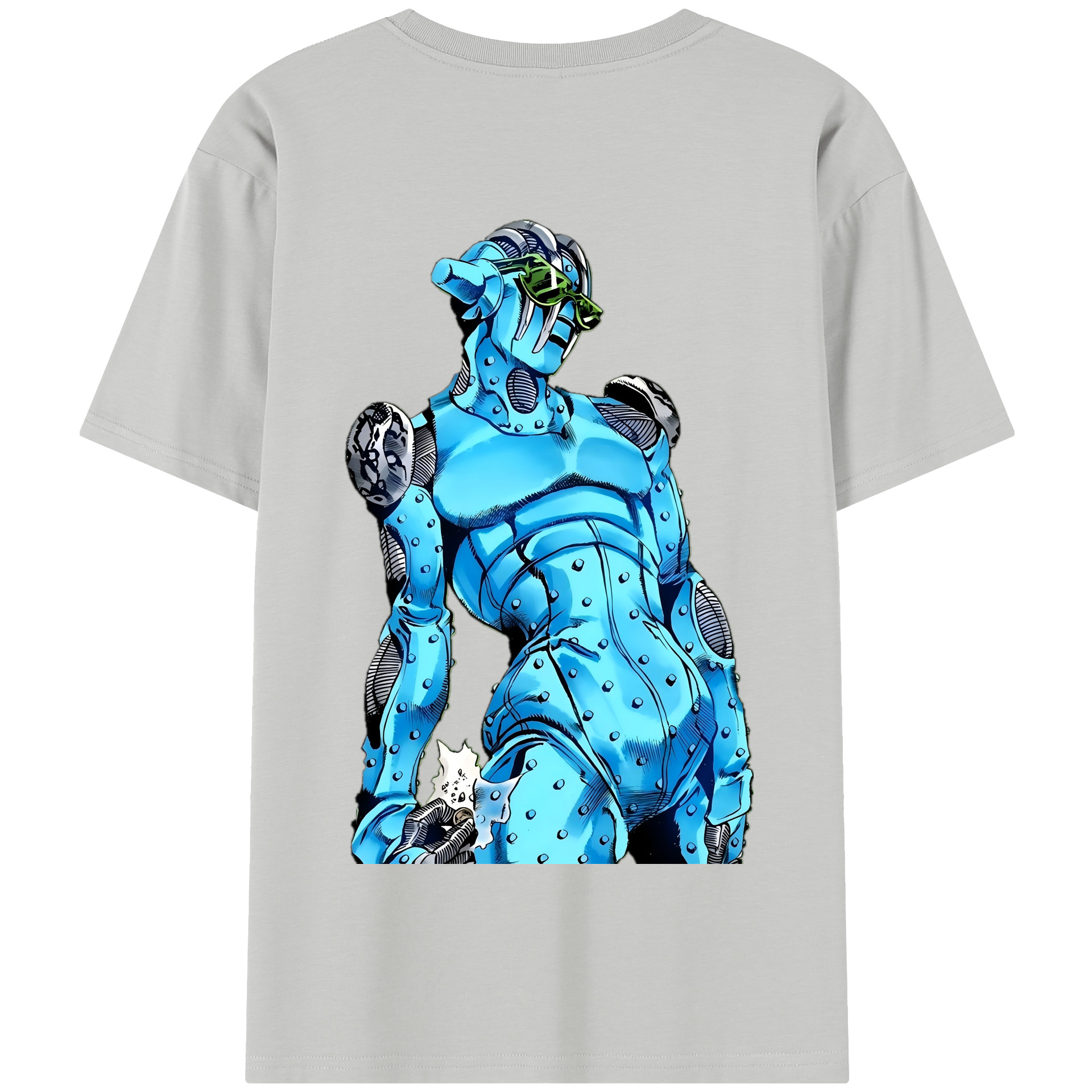 （画像用） ジョジョの奇妙な冒険 JoJo's Bizarre Adventure 綿100％半袖Tシャツ（背面プリント）