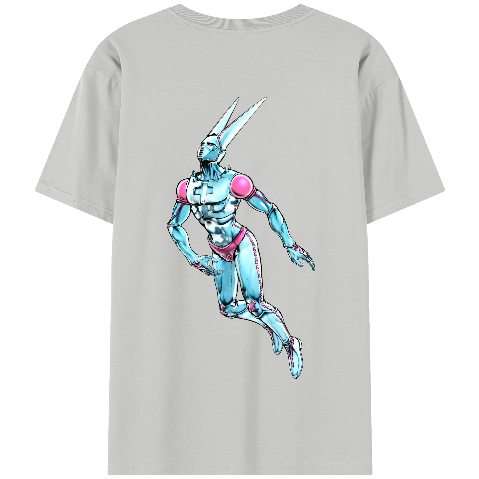 （画像用） ジョジョの奇妙な冒険 JoJo's Bizarre Adventure 綿100％半袖Tシャツ（背面プリント）
