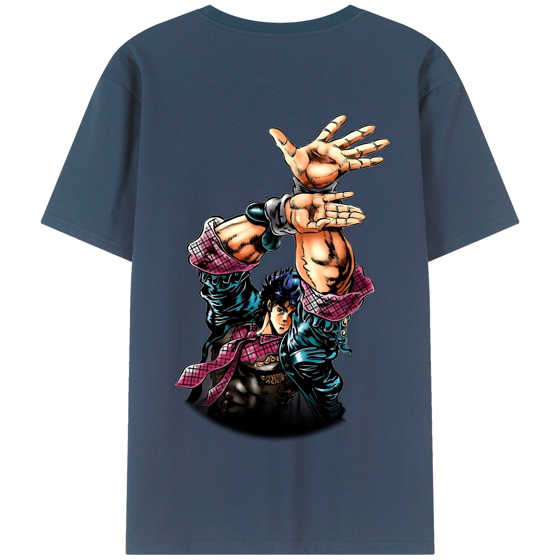 （画像用） ジョジョの奇妙な冒険 /ジョナサン?ジョースター JoJo's Bizarre Adventure Jonathan Joestar 綿100％半袖Tシャツ（背面プリント）