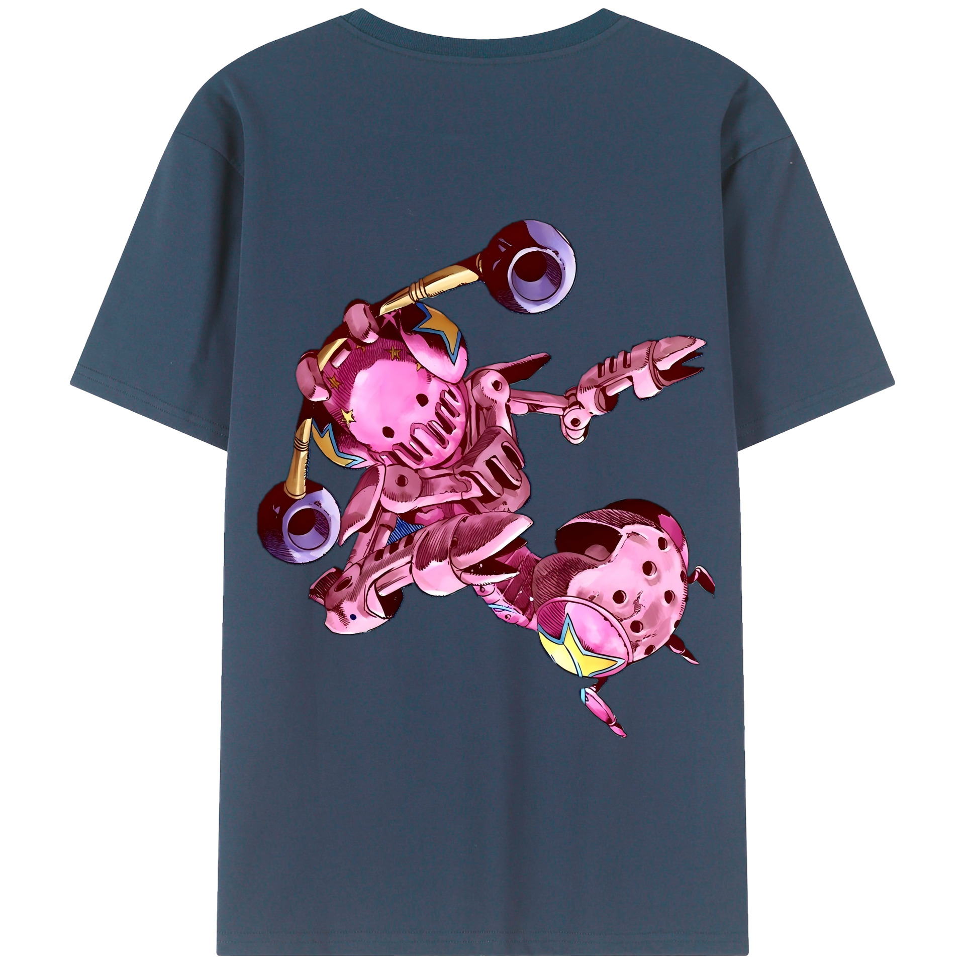 （画像用） ジョジョの奇妙な冒険 ジョナサン?ジョースター JoJo's Bizarre Adventure Jonathan Joestar 綿100％半袖Tシャツ（背面プリント）