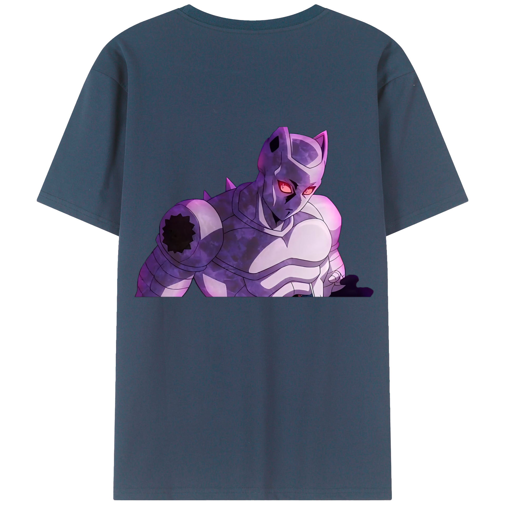 （画像用） ジョジョの奇妙な冒険 きら よしかげ JoJo's Bizarre Adventure Kira Yoshikage 綿100％半袖Tシャツ（背面プリント）