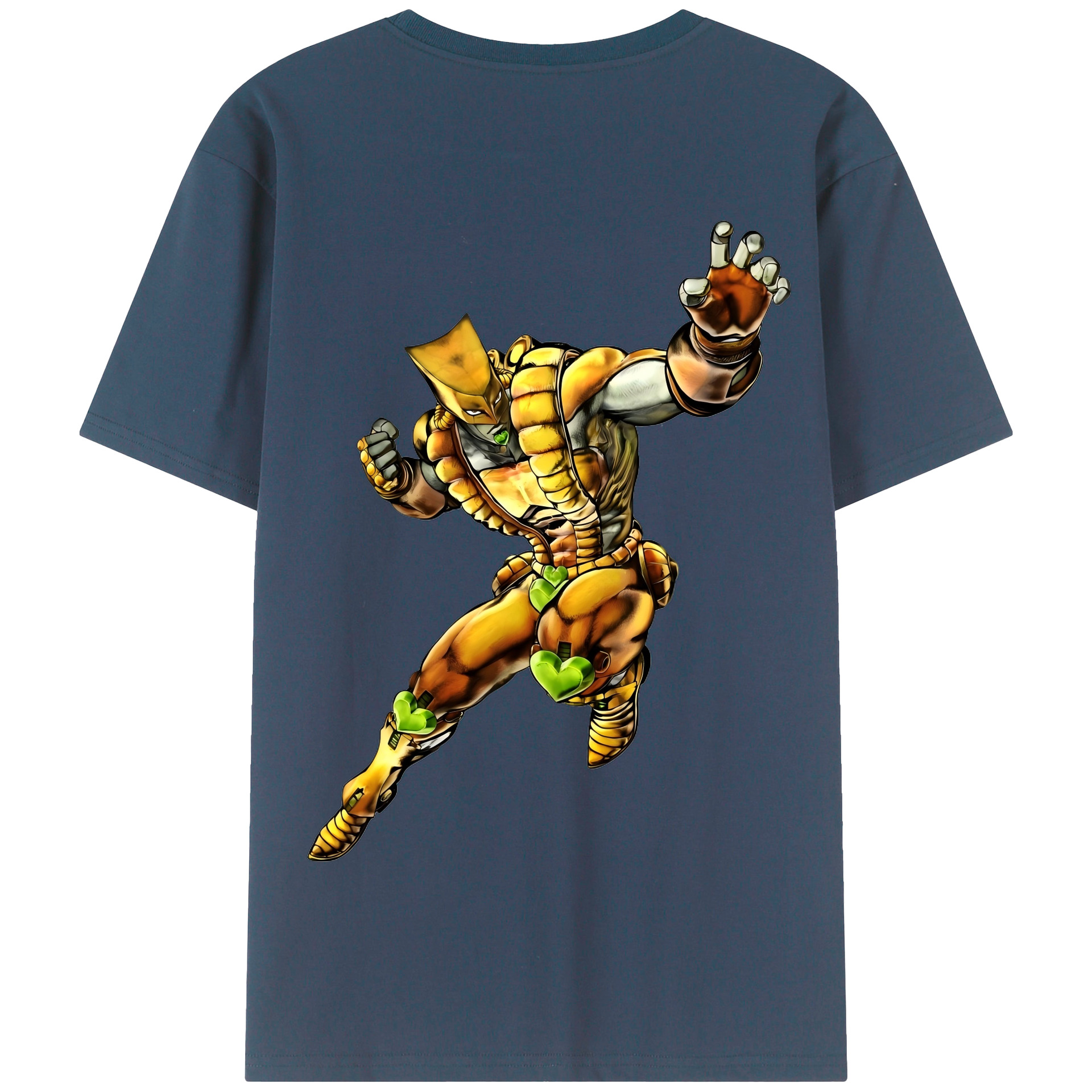 （画像用） ジョジョの奇妙な冒険 ディオ?ブランドー JoJo's Bizarre Adventure Dio Brando 綿100％半袖Tシャツ（背面プリント）
