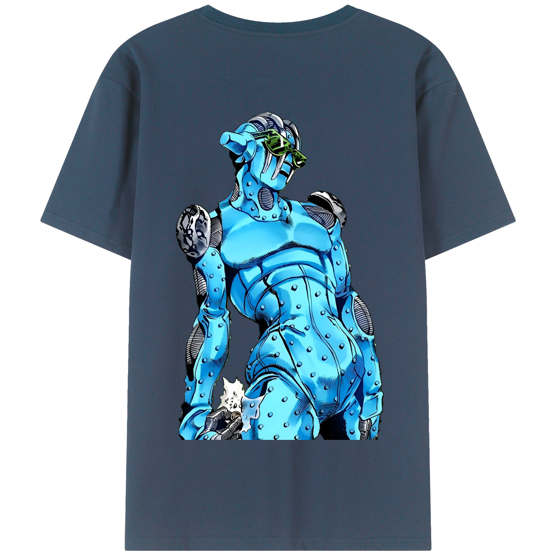 （画像用） ジョジョの奇妙な冒険 JoJo's Bizarre Adventure 綿100％半袖Tシャツ（背面プリント）