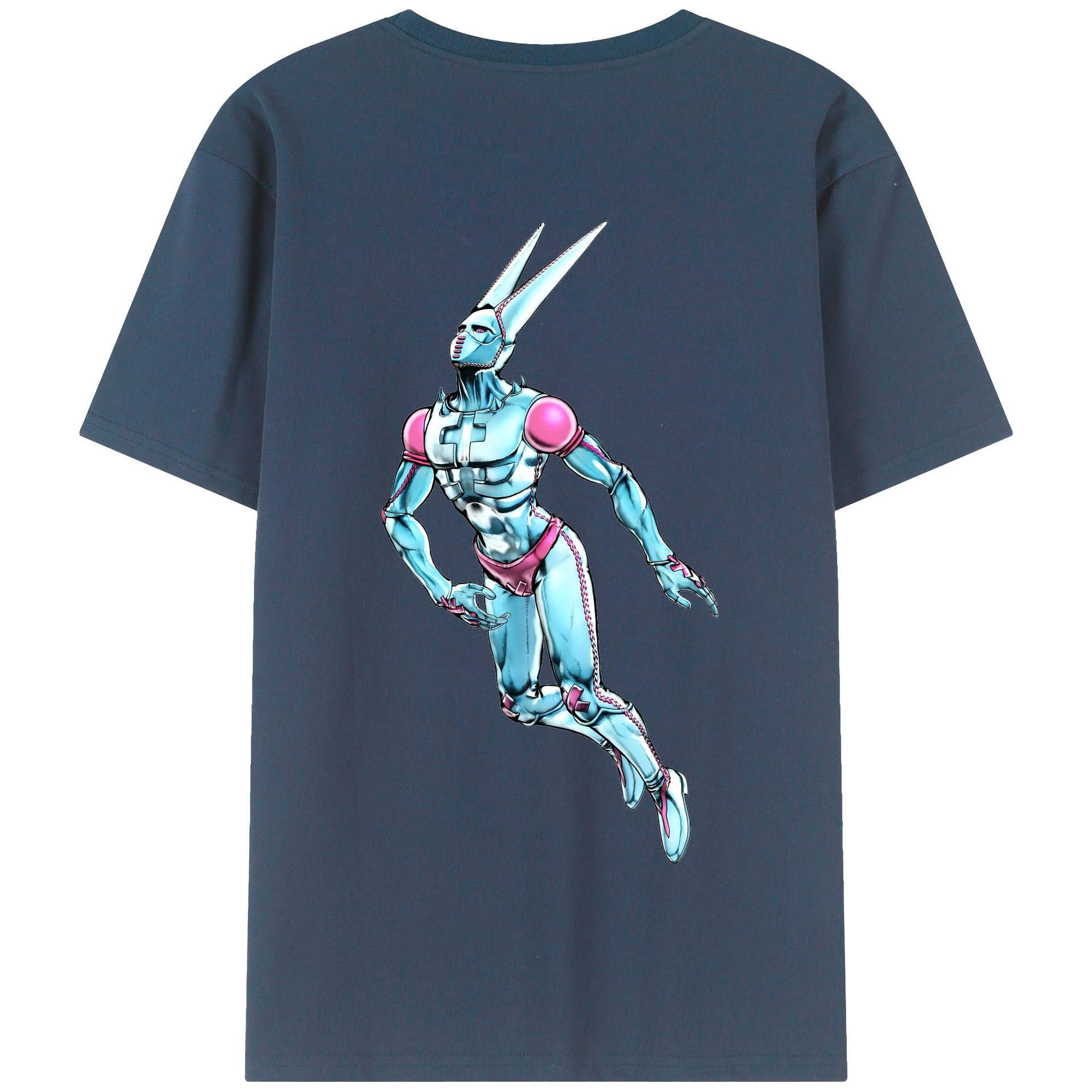 （画像用） ジョジョの奇妙な冒険 JoJo's Bizarre Adventure 綿100％半袖Tシャツ（背面プリント）
