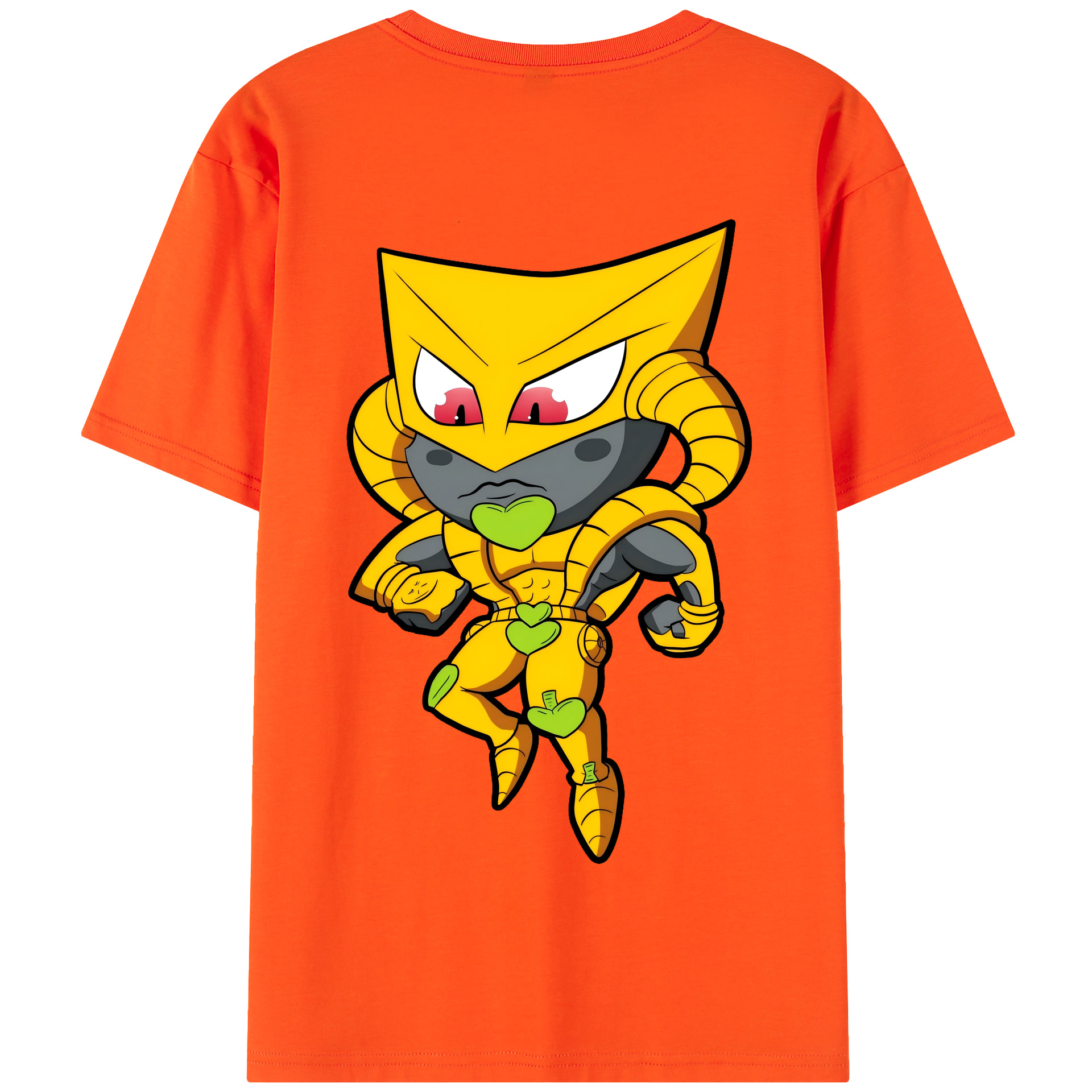 （画像用） ジョジョの奇妙な冒険 ディオ?ブランドー JoJo's Bizarre Adventure Dio Brando 綿100％半袖Tシャツ（背面プリント）