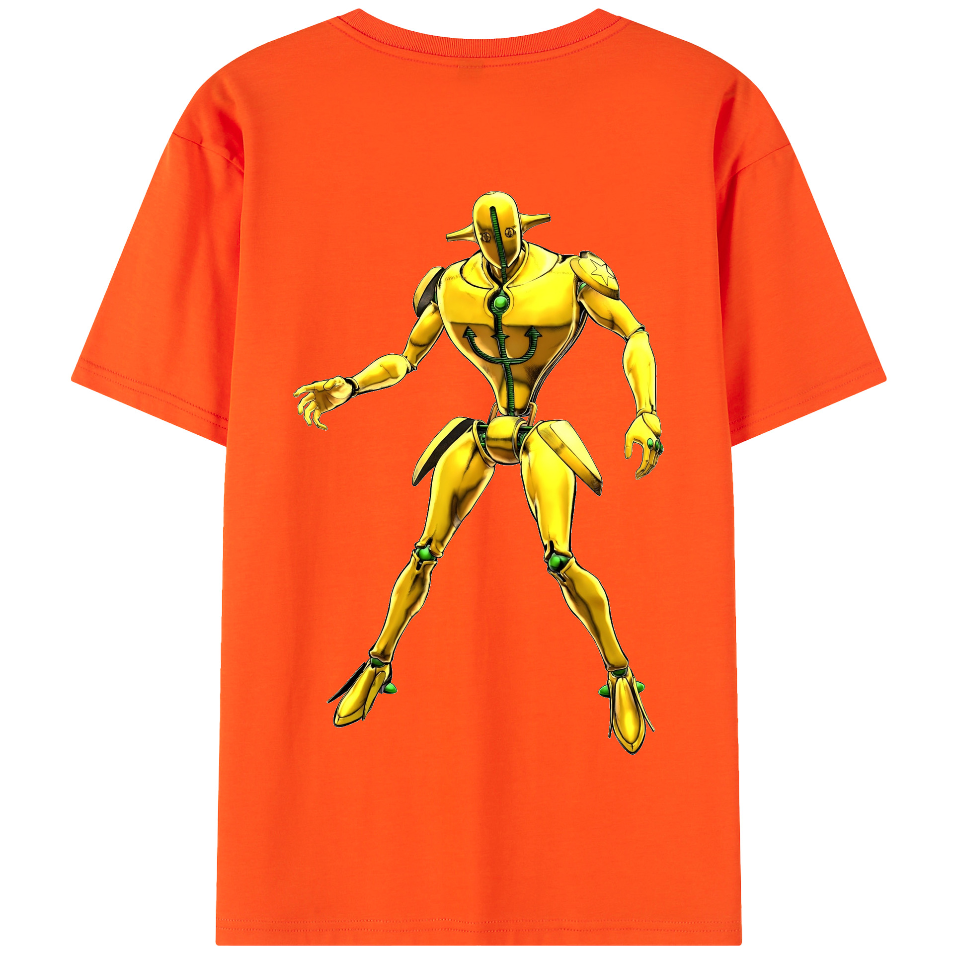 （画像用） ジョジョの奇妙な冒険 JoJo's Bizarre Adventure 綿100％半袖Tシャツ（背面プリント）