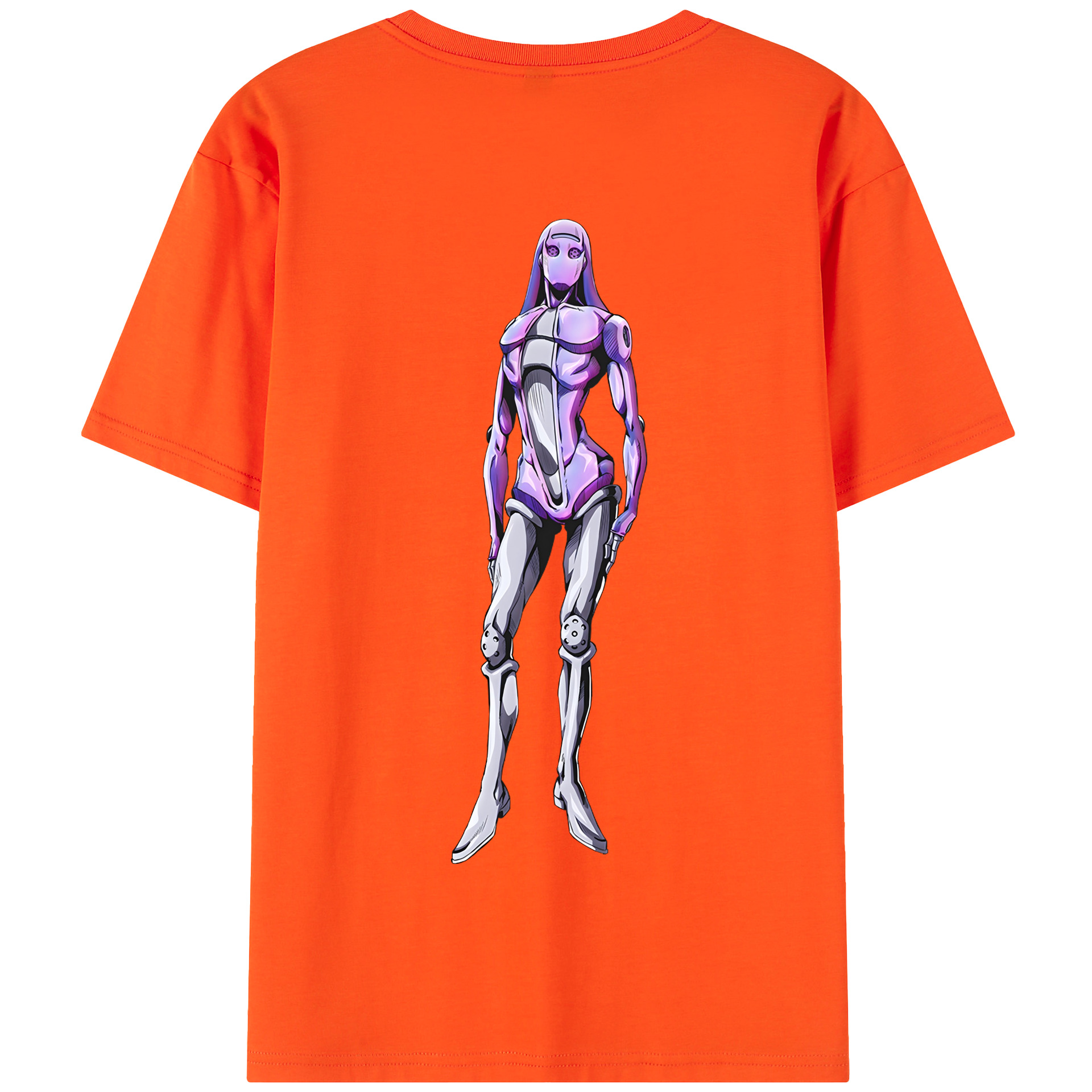 （画像用） ジョジョの奇妙な冒険 JoJo's Bizarre Adventure 綿100％半袖Tシャツ（背面プリント）