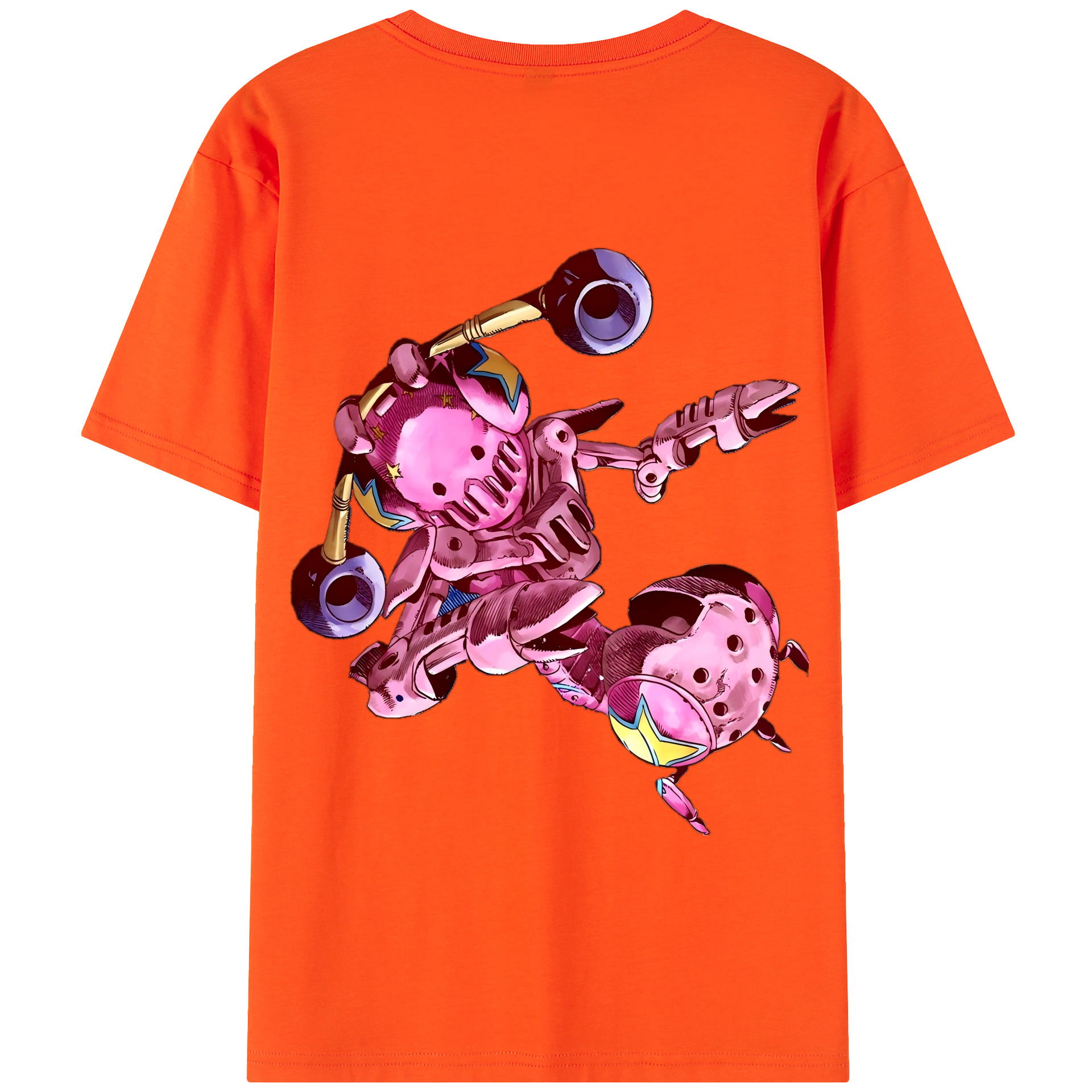 （画像用） ジョジョの奇妙な冒険 ジョナサン?ジョースター JoJo's Bizarre Adventure Jonathan Joestar 綿100％半袖Tシャツ（背面プリント）