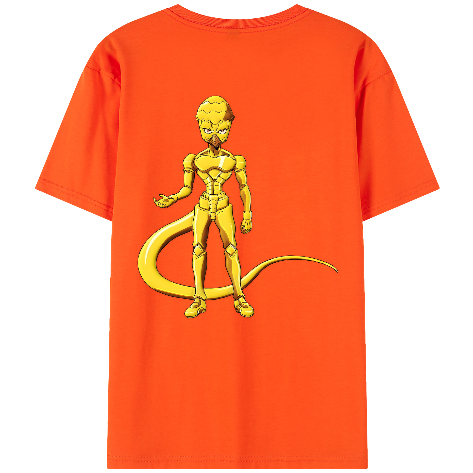 （画像用） ジョジョの奇妙な冒険 おといし あきら JoJo's Bizarre Adventure Akira Otoishi 綿100％半袖Tシャツ（背面プリント）