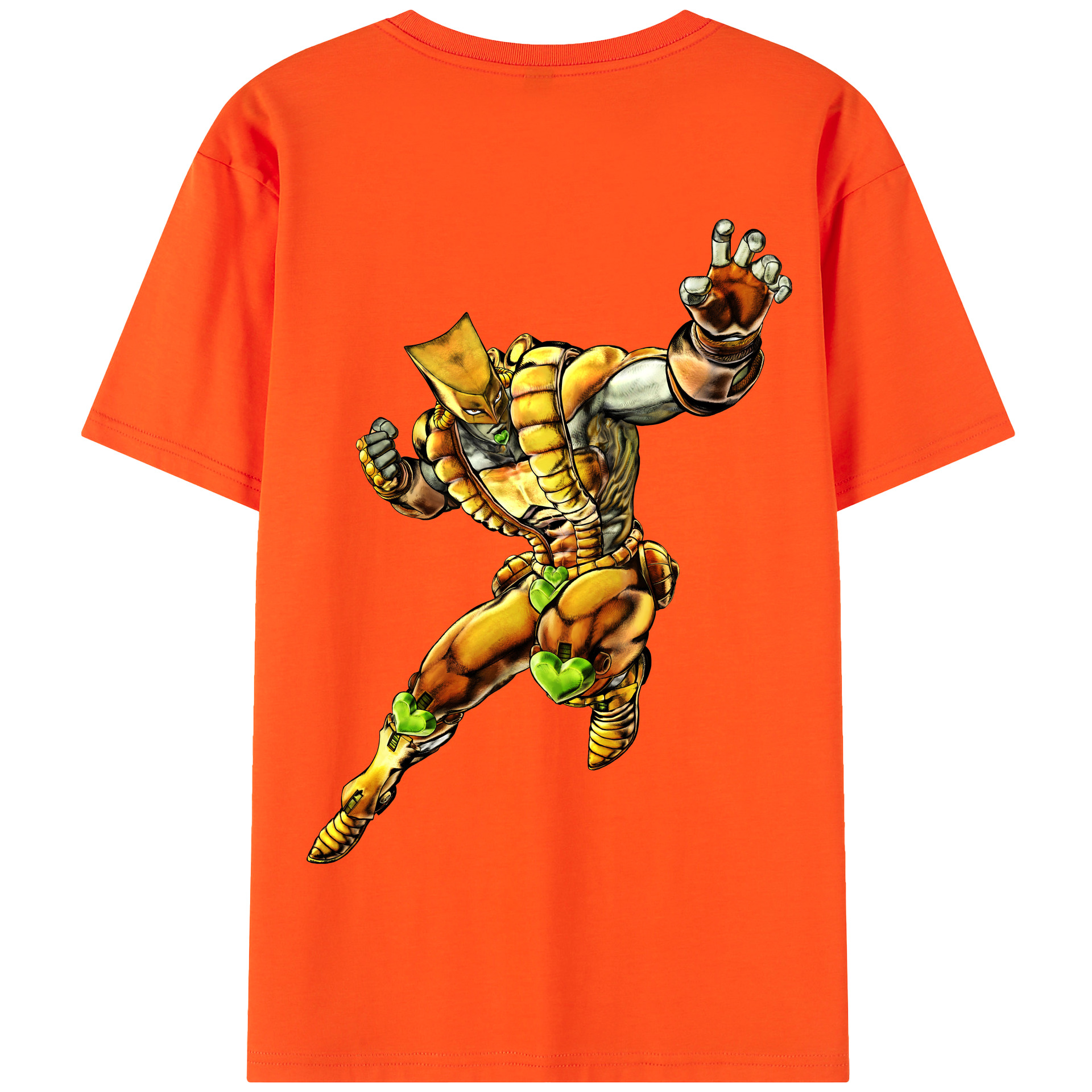 （画像用） ジョジョの奇妙な冒険 ディオ?ブランドー JoJo's Bizarre Adventure Dio Brando 綿100％半袖Tシャツ（背面プリント）
