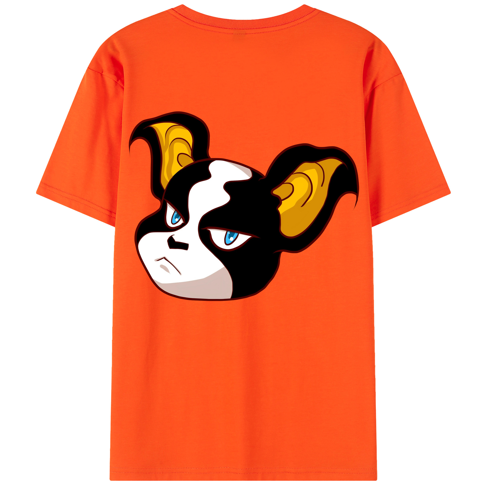 （画像用） ジョジョの奇妙な冒険 イギー JoJo's Bizarre Adventure Iggy 綿100％半袖Tシャツ（背面プリント）