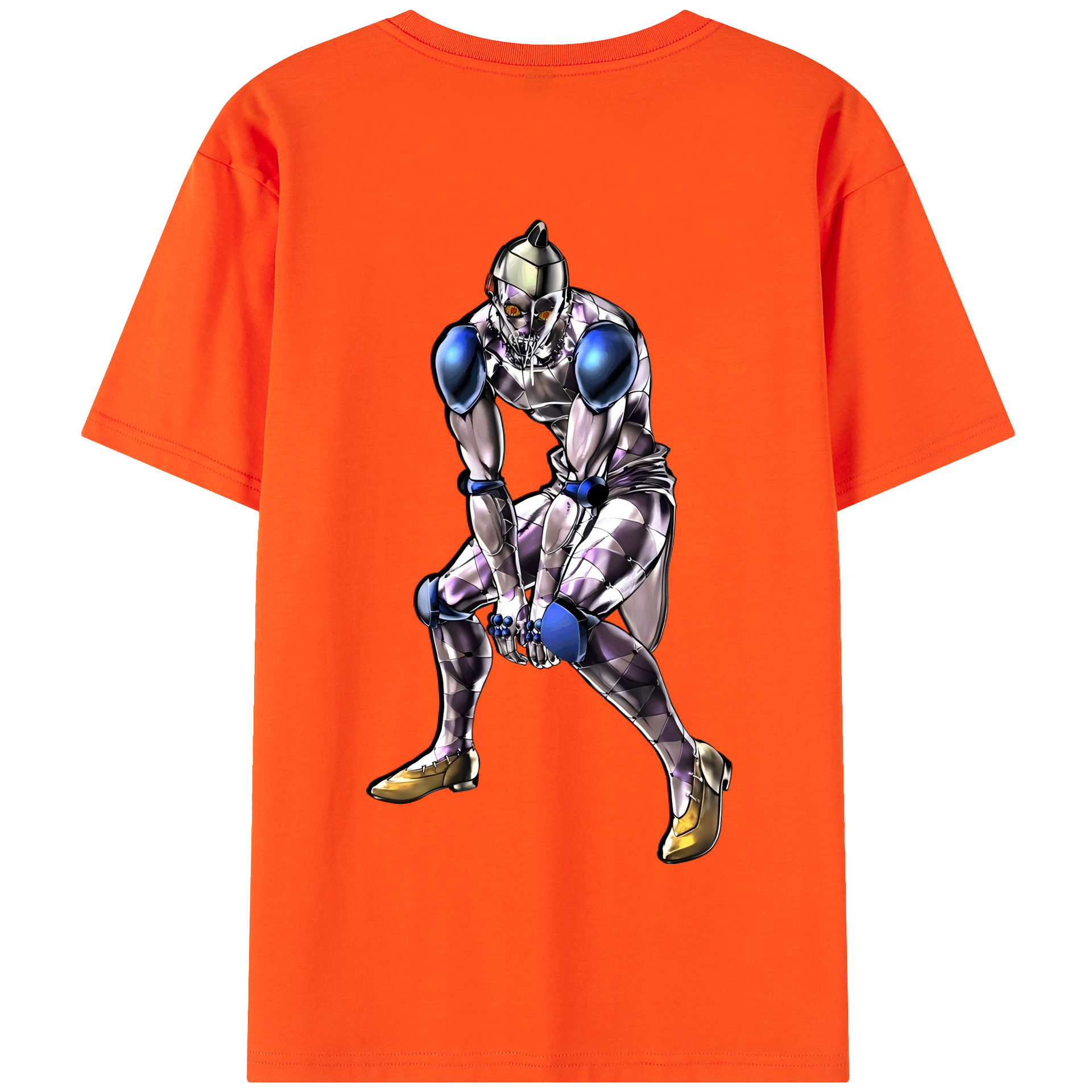 （画像用） ジョジョの奇妙な冒険 JoJo's Bizarre Adventure 綿100％半袖Tシャツ（背面プリント）