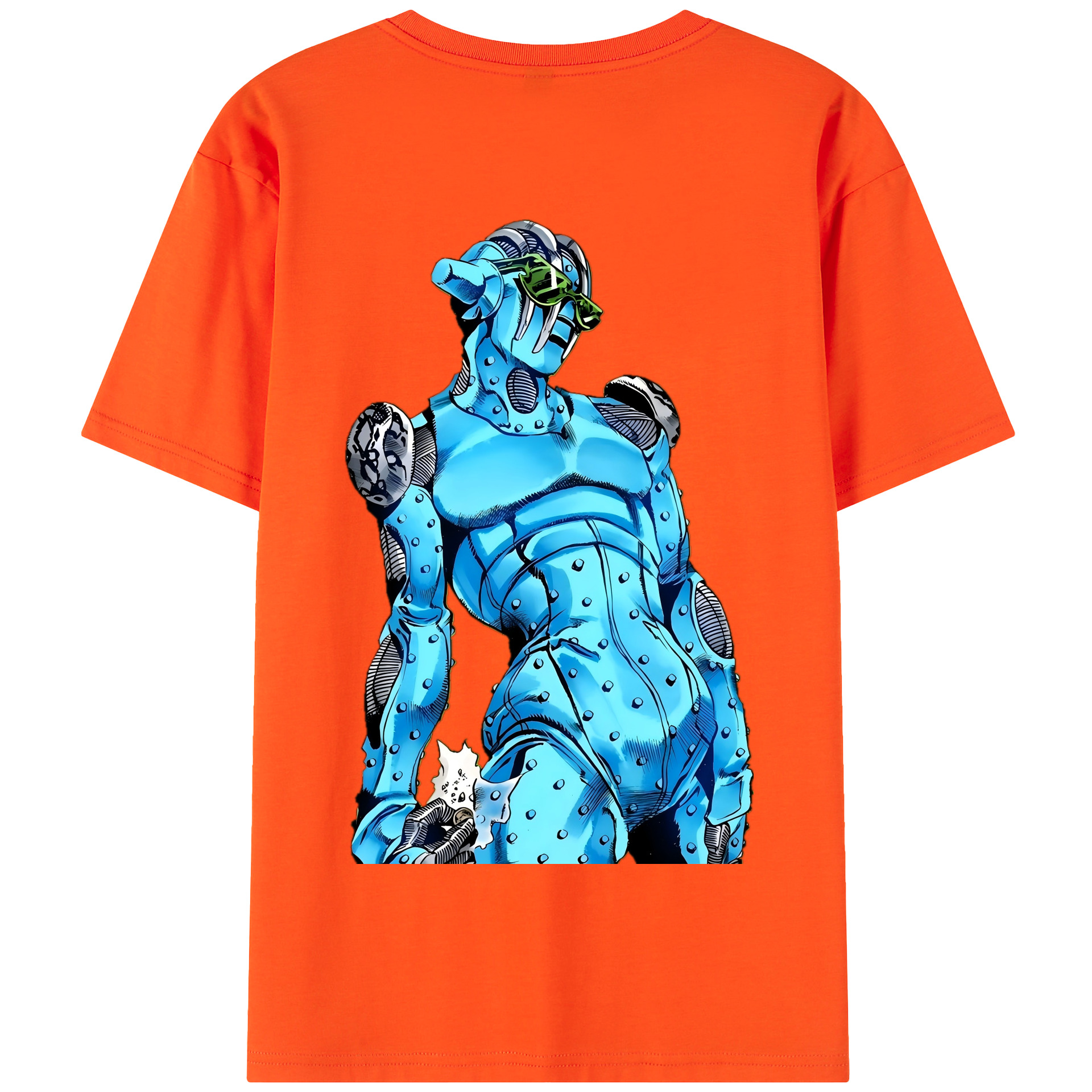 （画像用） ジョジョの奇妙な冒険 JoJo's Bizarre Adventure 綿100％半袖Tシャツ（背面プリント）