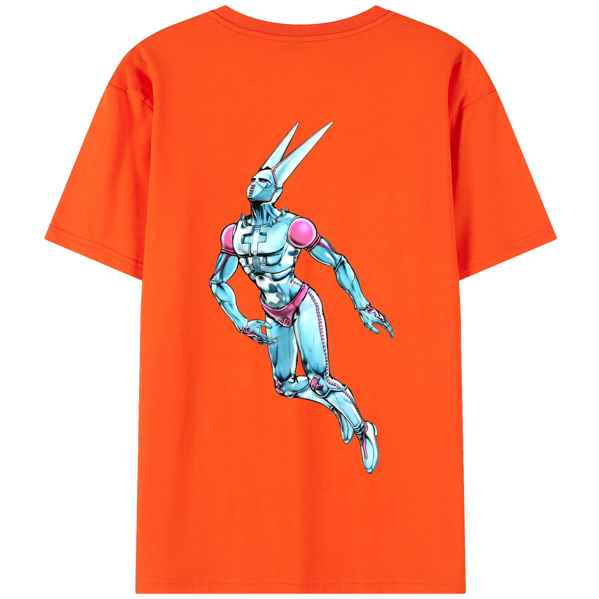 （画像用） ジョジョの奇妙な冒険 JoJo's Bizarre Adventure 綿100％半袖Tシャツ（背面プリント）