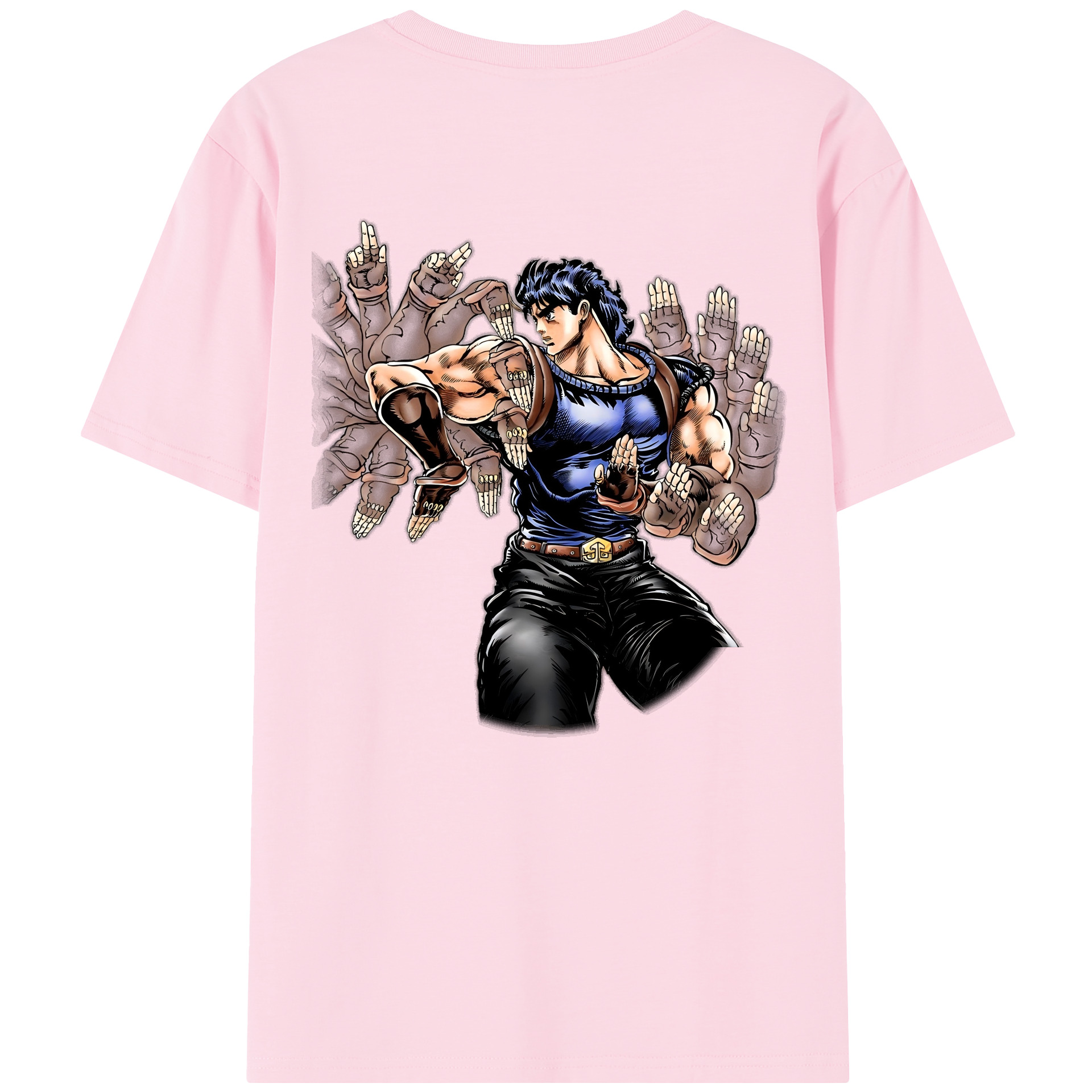 （画像用） ジョジョの奇妙な冒険 /ジョナサン?ジョースター JoJo's Bizarre Adventure Jonathan Joestar 綿100％半袖Tシャツ（背面プリント）