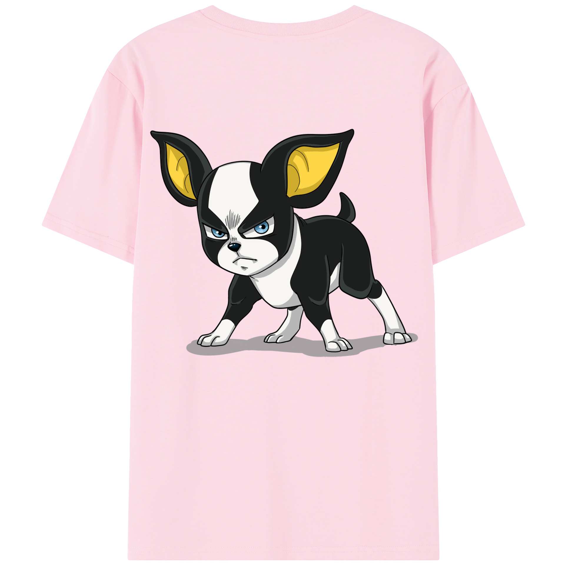 （画像用） ジョジョの奇妙な冒険 イギー JoJo's Bizarre Adventure Iggy 綿100％半袖Tシャツ（背面プリント）