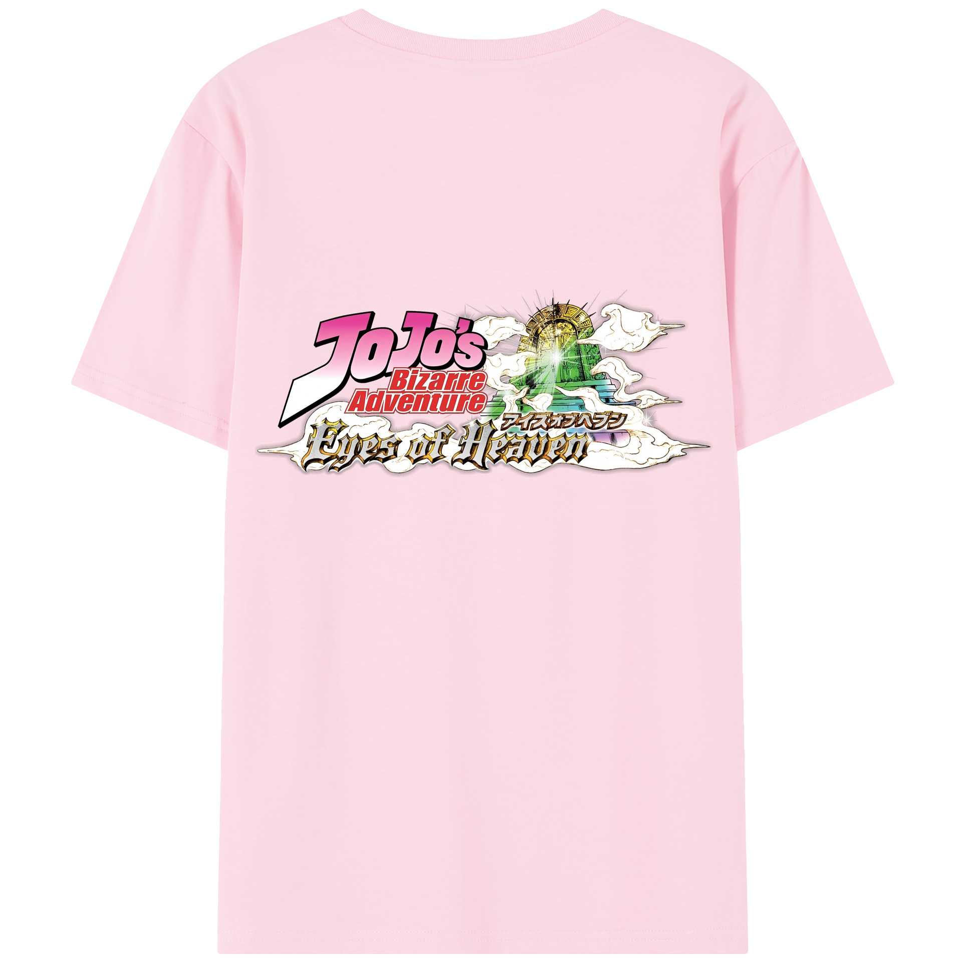 （画像用） ジョジョの奇妙な冒険 JoJo's Bizarre Adventure 綿100％半袖Tシャツ（背面プリント）
