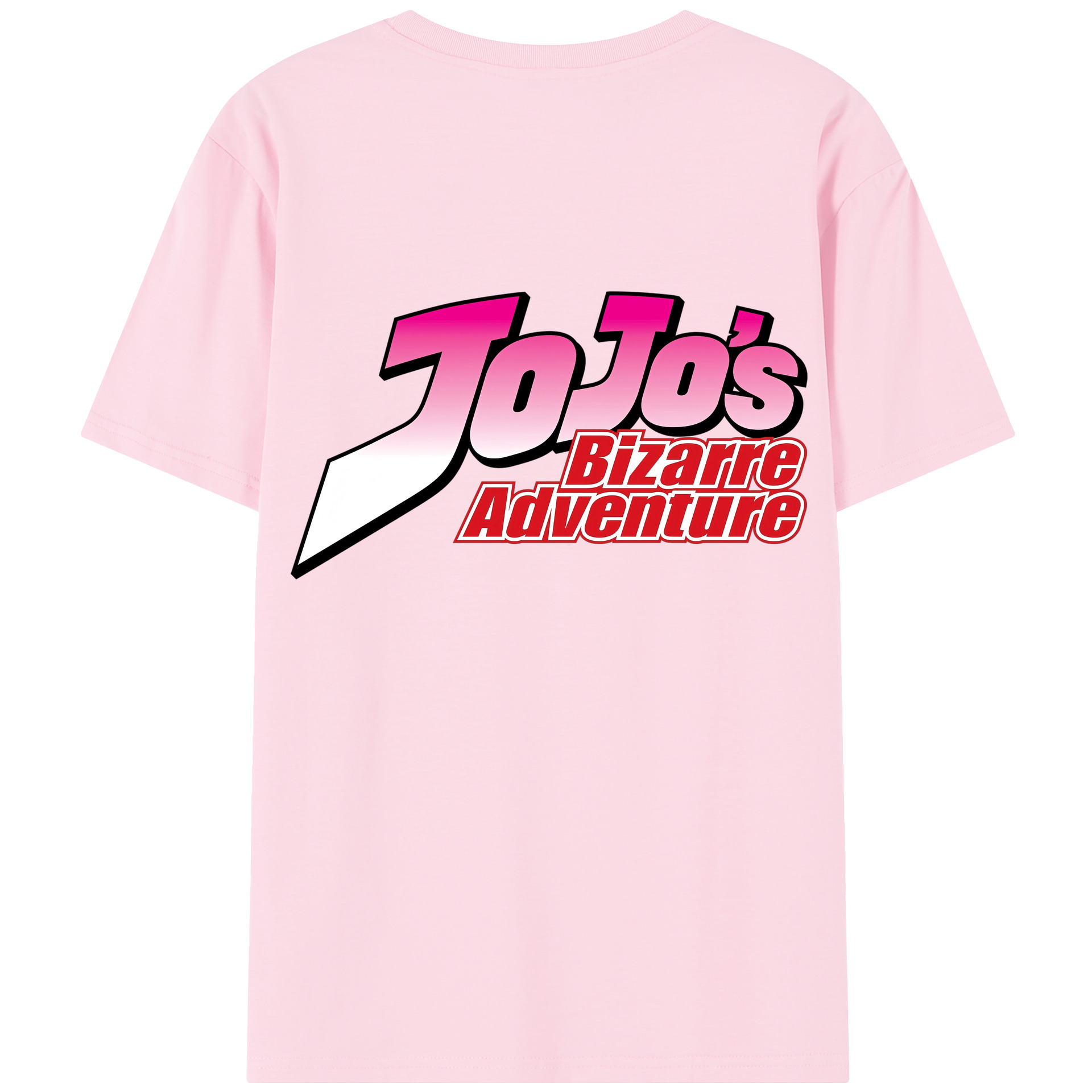 （画像用） ジョジョの奇妙な冒険 JoJo's Bizarre Adventure 綿100％半袖Tシャツ（背面プリント）