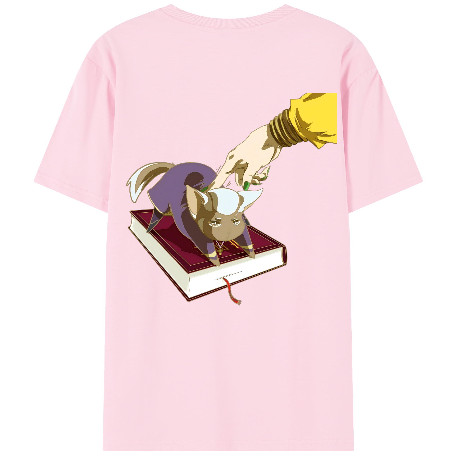（画像用） ジョジョの奇妙な冒険 JoJo's Bizarre Adventure 綿100％半袖Tシャツ（背面プリント）