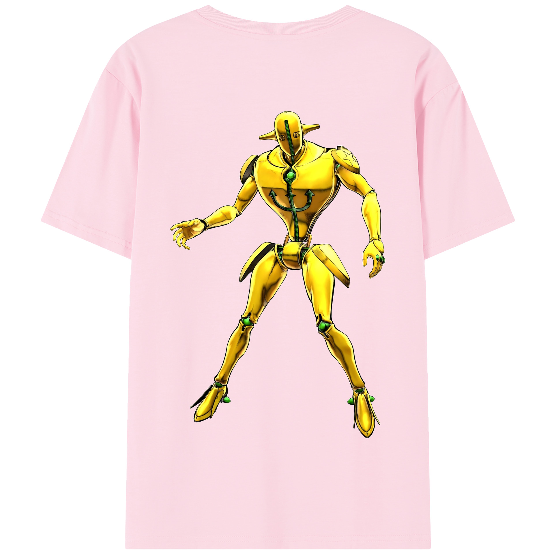 （画像用） ジョジョの奇妙な冒険 JoJo's Bizarre Adventure 綿100％半袖Tシャツ（背面プリント）