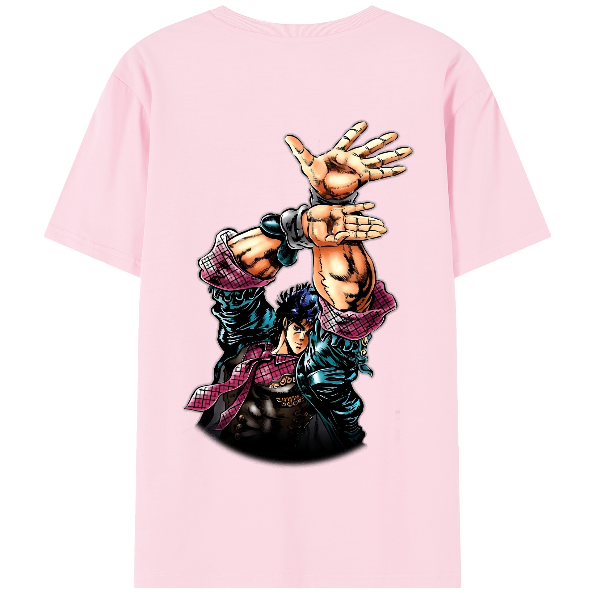 （画像用） ジョジョの奇妙な冒険 /ジョナサン?ジョースター JoJo's Bizarre Adventure Jonathan Joestar 綿100％半袖Tシャツ（背面プリント）