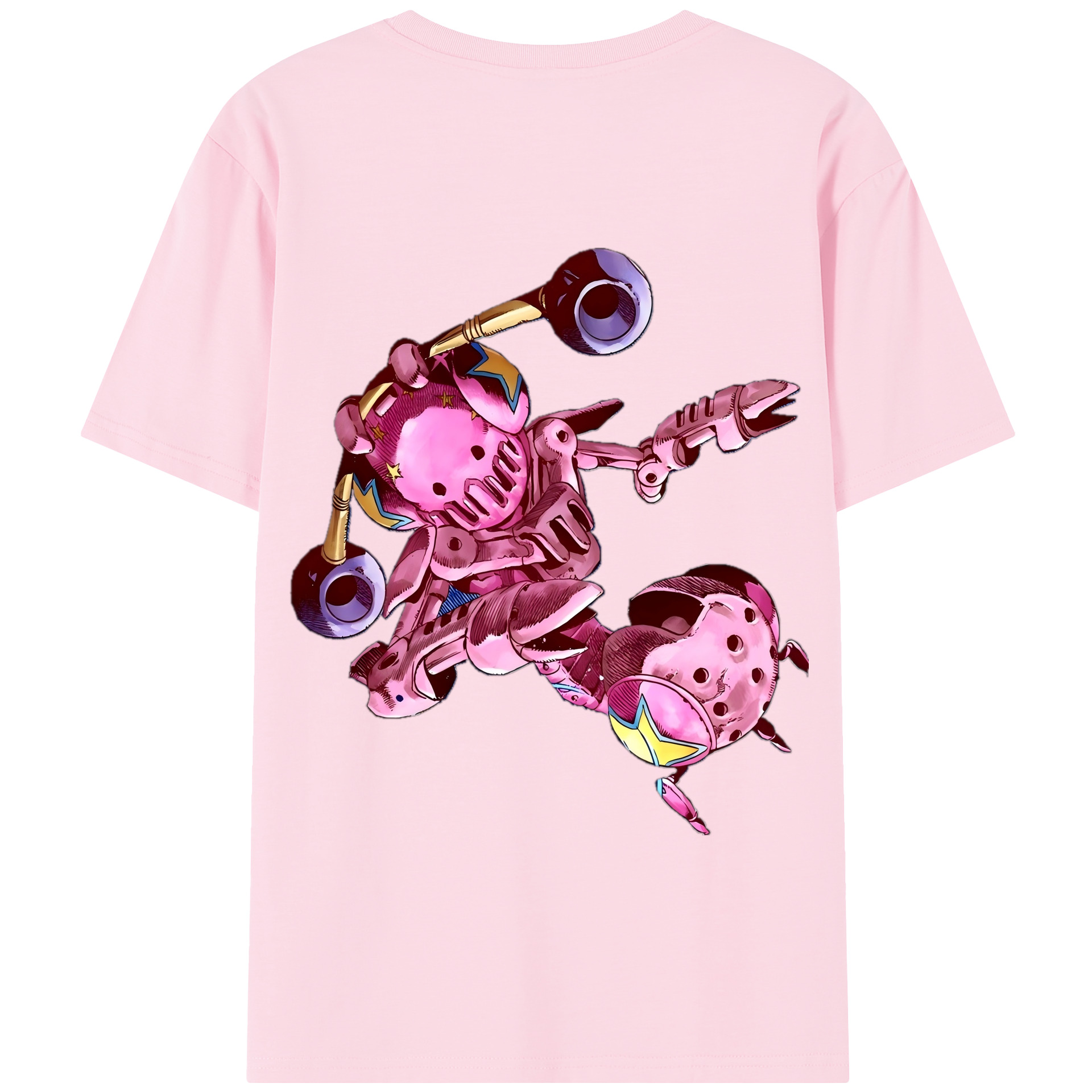 （画像用） ジョジョの奇妙な冒険 ジョナサン?ジョースター JoJo's Bizarre Adventure Jonathan Joestar 綿100％半袖Tシャツ（背面プリント）