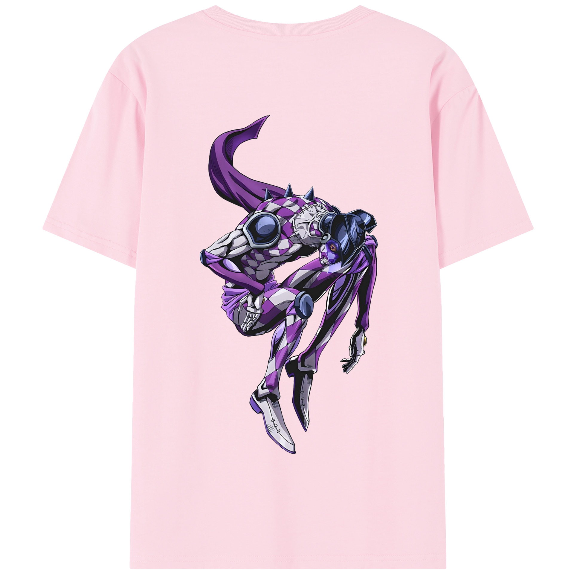 （画像用） ジョジョの奇妙な冒険 パンナコッタ?フー JoJo's Bizarre Adventure Pannacotta Fugo 綿100％半袖Tシャツ（背面プリント）