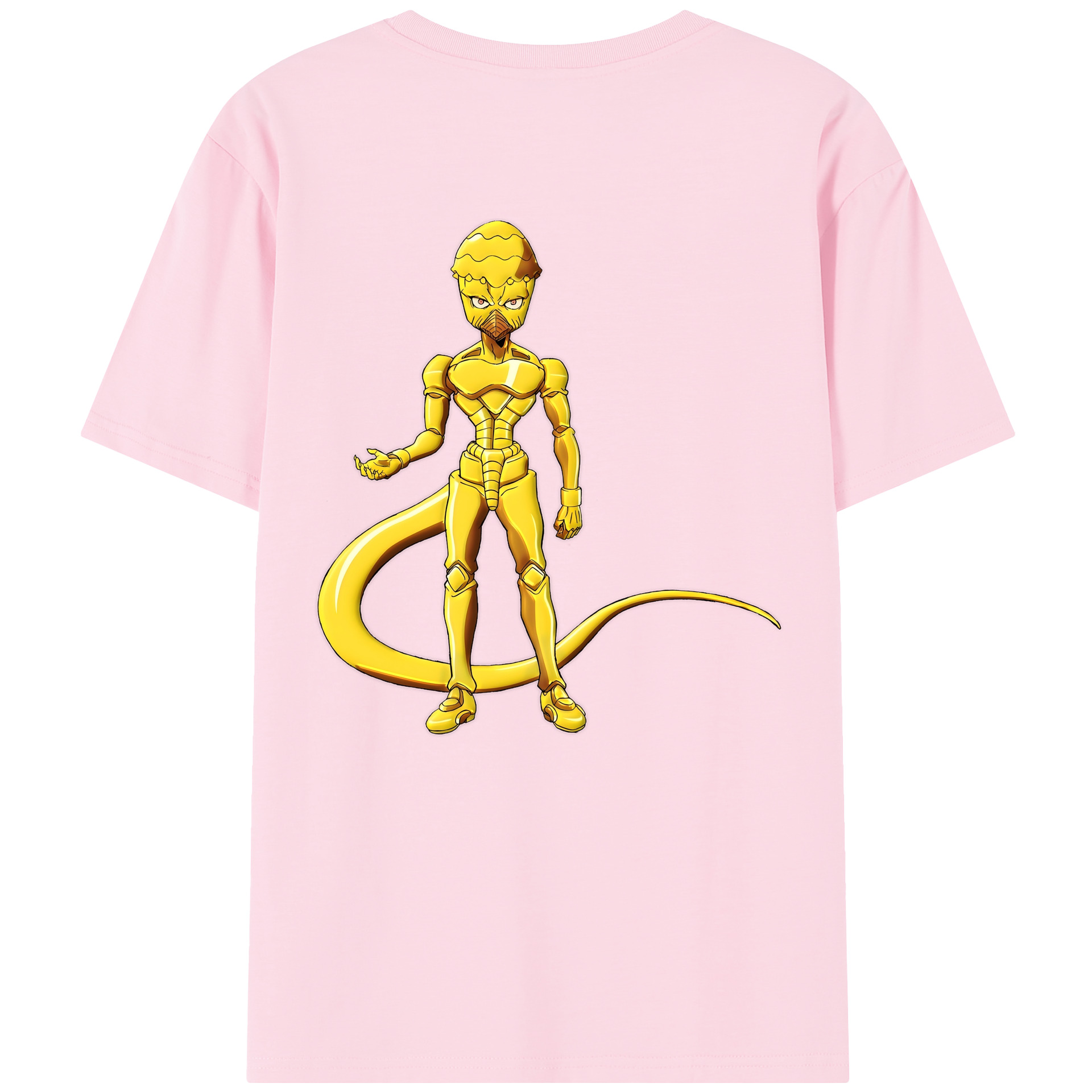 （画像用） ジョジョの奇妙な冒険 おといし あきら JoJo's Bizarre Adventure Akira Otoishi 綿100％半袖Tシャツ（背面プリント）