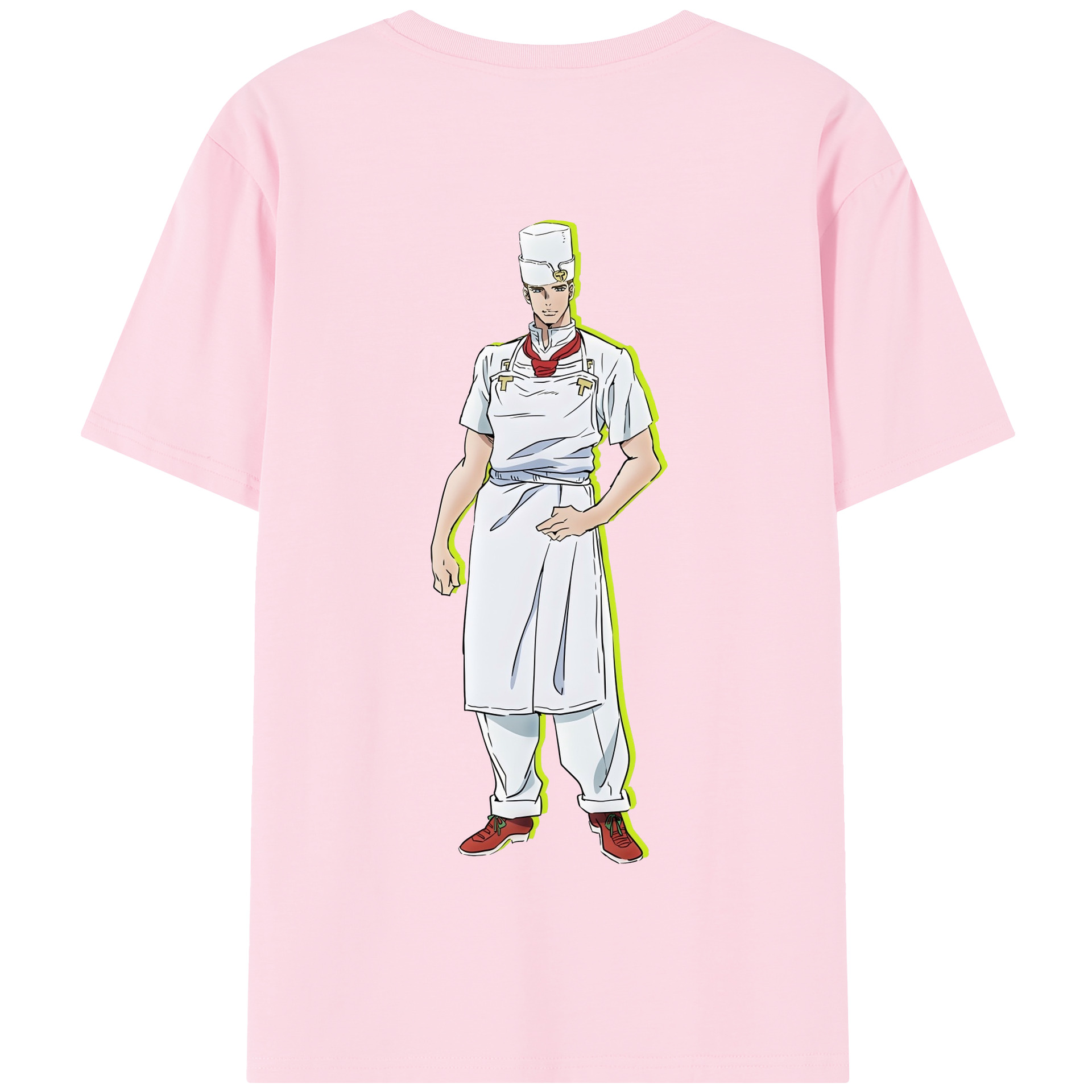 （画像用） ジョジョの奇妙な冒険 Tonio Trussardi JoJo's Bizarre Adventure トニオ?トラッサルディ 綿100％半袖Tシャツ（背面プリント）