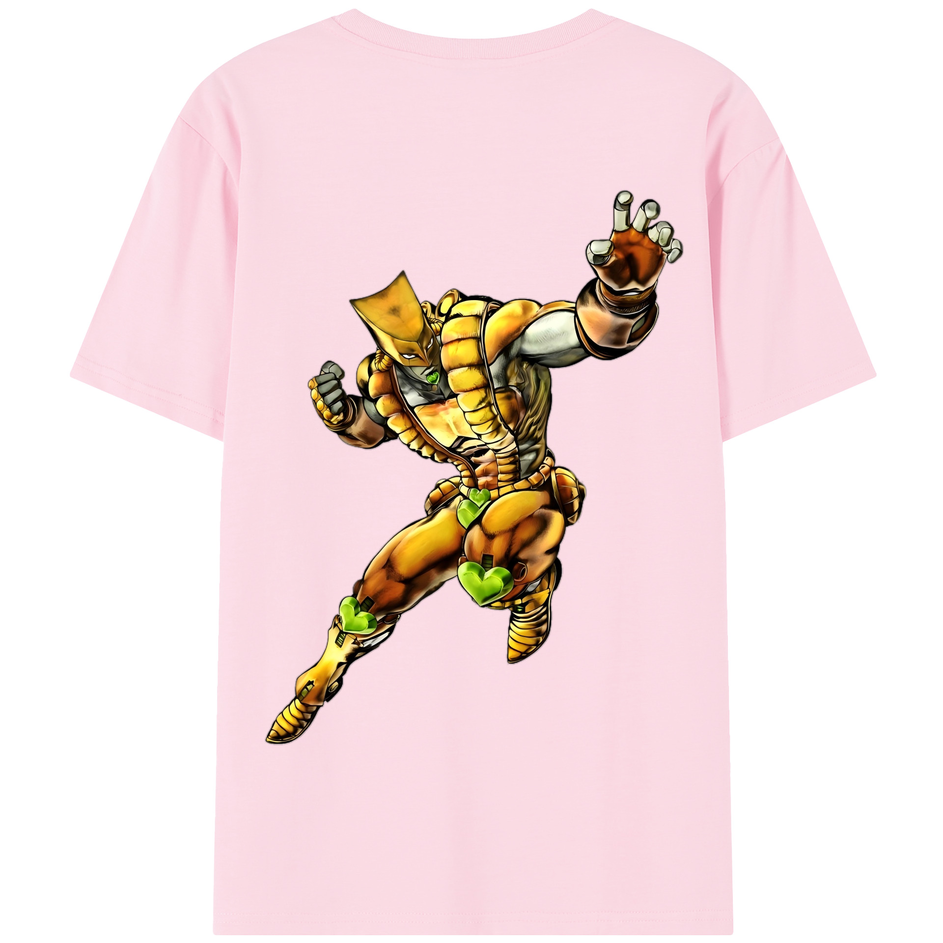 （画像用） ジョジョの奇妙な冒険 ディオ?ブランドー JoJo's Bizarre Adventure Dio Brando 綿100％半袖Tシャツ（背面プリント）