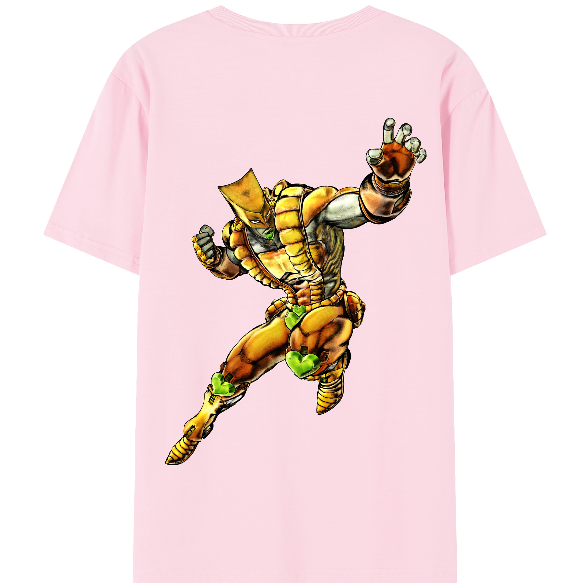 （画像用） ジョジョの奇妙な冒険 ディオ?ブランドー JoJo's Bizarre Adventure Dio Brando 綿100％半袖Tシャツ（背面プリント）