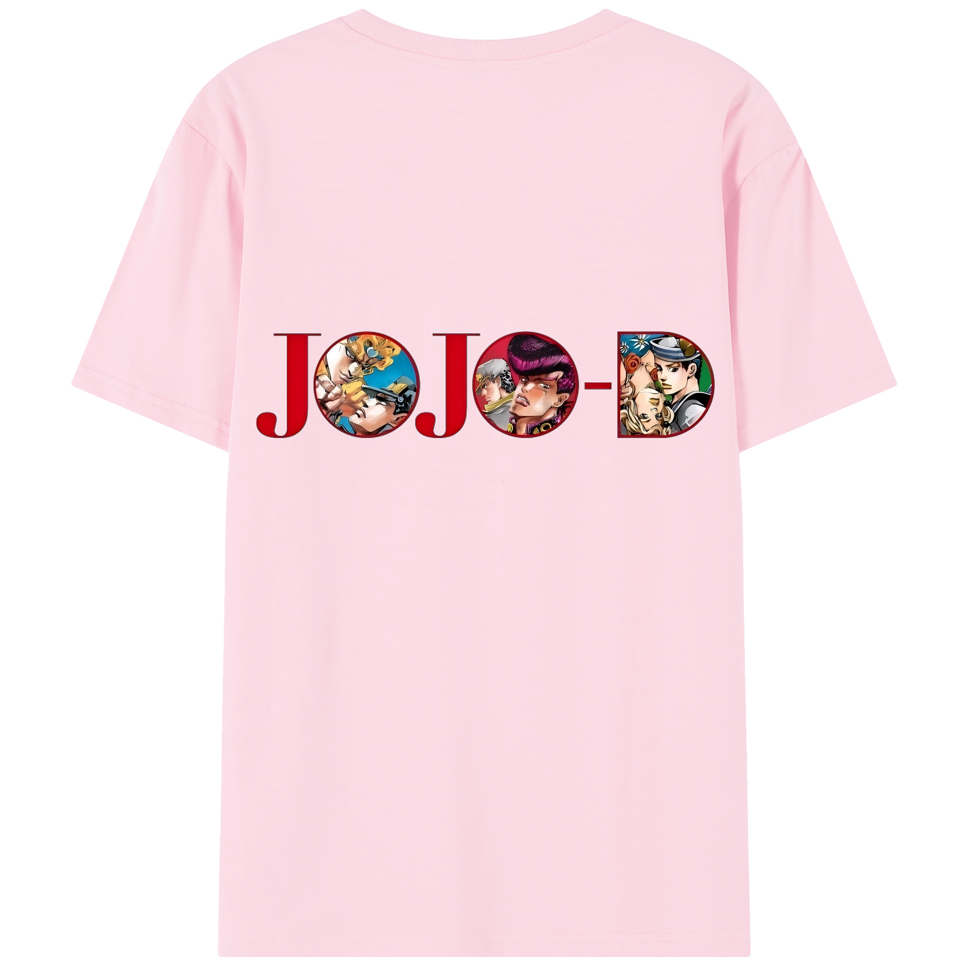 （画像用） ジョジョの奇妙な冒険 JoJo's Bizarre Adventure 綿100％半袖Tシャツ（背面プリント）