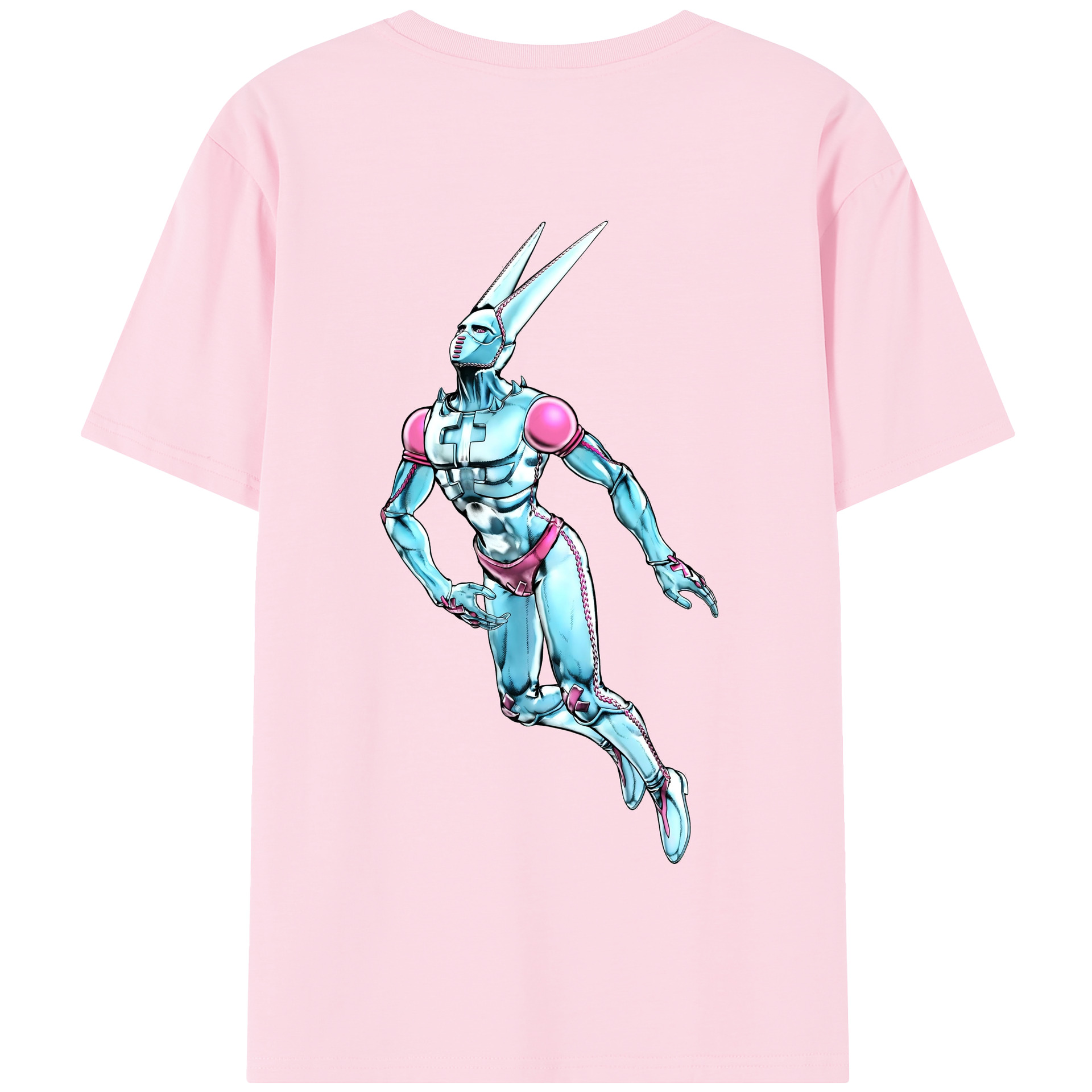（画像用） ジョジョの奇妙な冒険 JoJo's Bizarre Adventure 綿100％半袖Tシャツ（背面プリント）