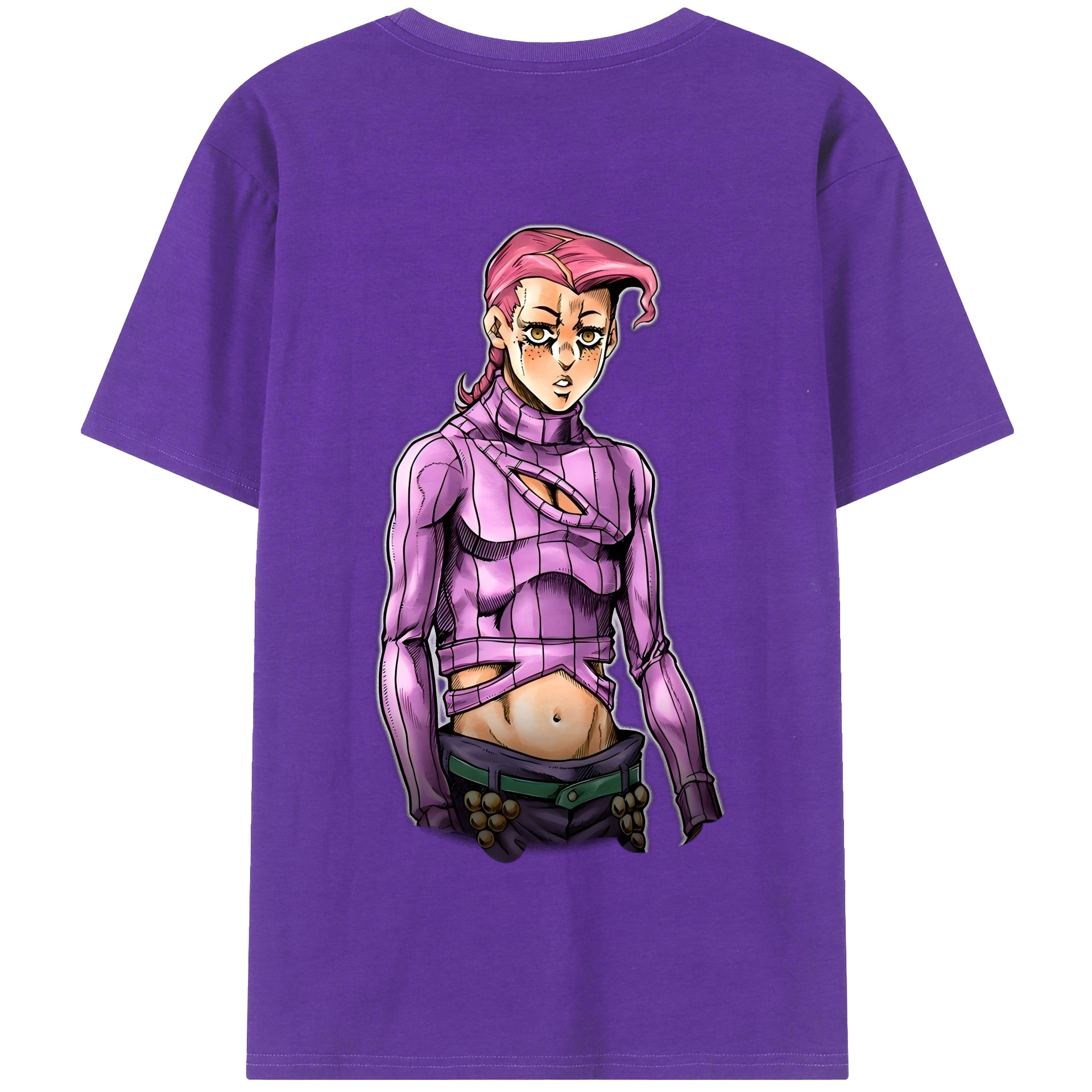 （画像用） ジョジョの奇妙な冒険 ビネガー?ドッピオ JoJo's Bizarre Adventure Vinegar Doppio 綿100％半袖Tシャツ（背面プリント）