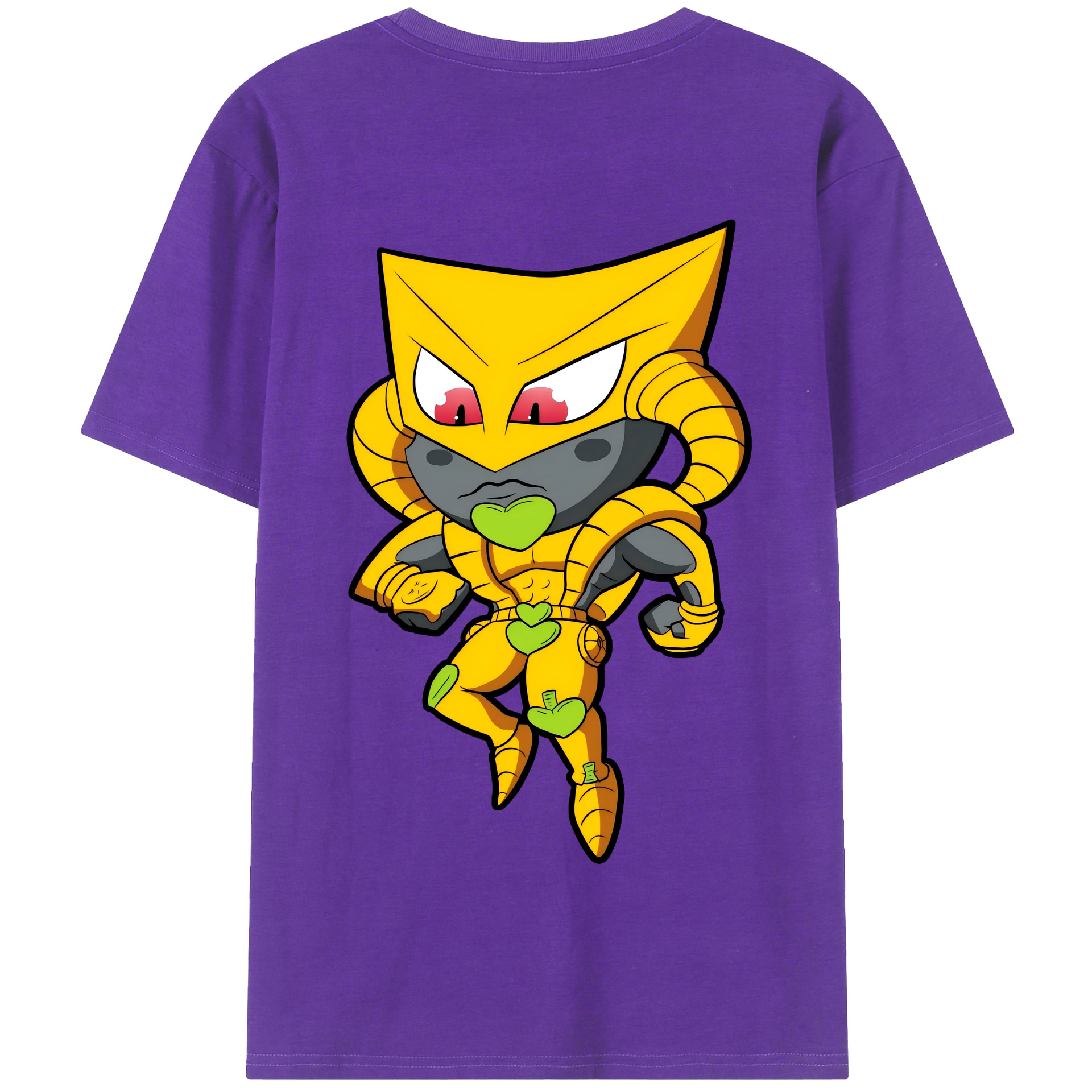 （画像用） ジョジョの奇妙な冒険 ディオ?ブランドー JoJo's Bizarre Adventure Dio Brando 綿100％半袖Tシャツ（背面プリント）