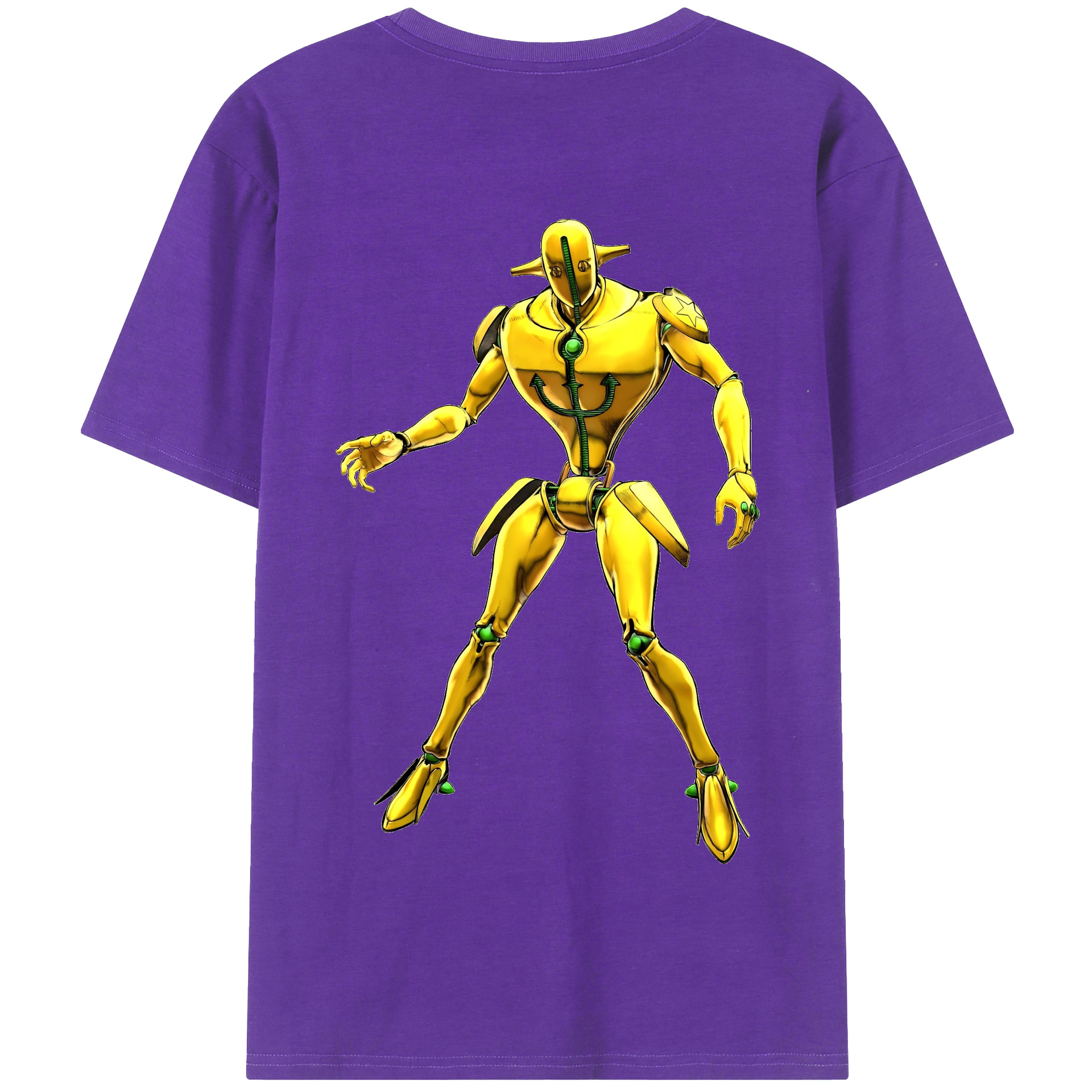 （画像用） ジョジョの奇妙な冒険 JoJo's Bizarre Adventure 綿100％半袖Tシャツ（背面プリント）