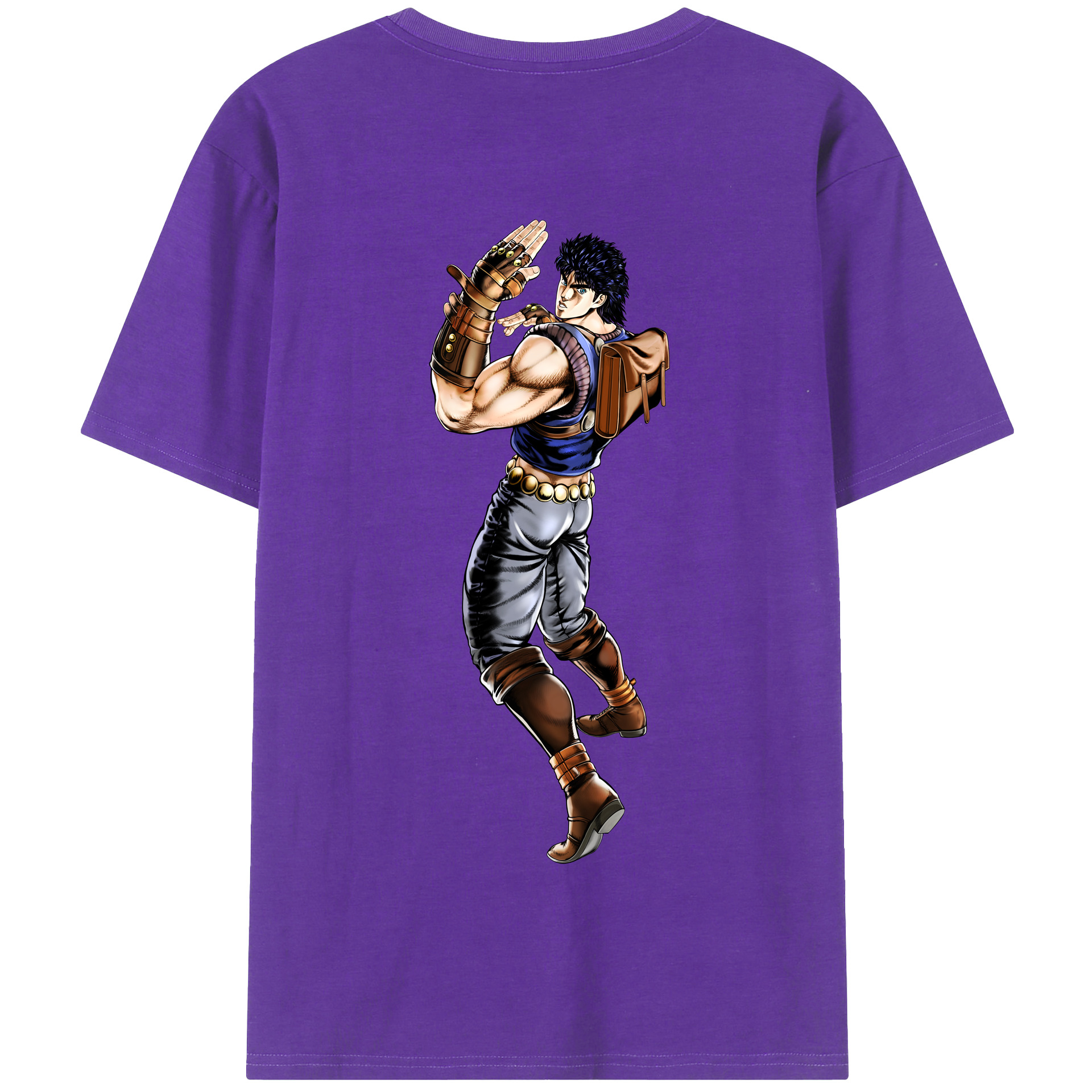 （画像用） ジョジョの奇妙な冒険 /ジョナサン?ジョースター JoJo's Bizarre Adventure Jonathan Joestar 綿100％半袖Tシャツ（背面プリント）