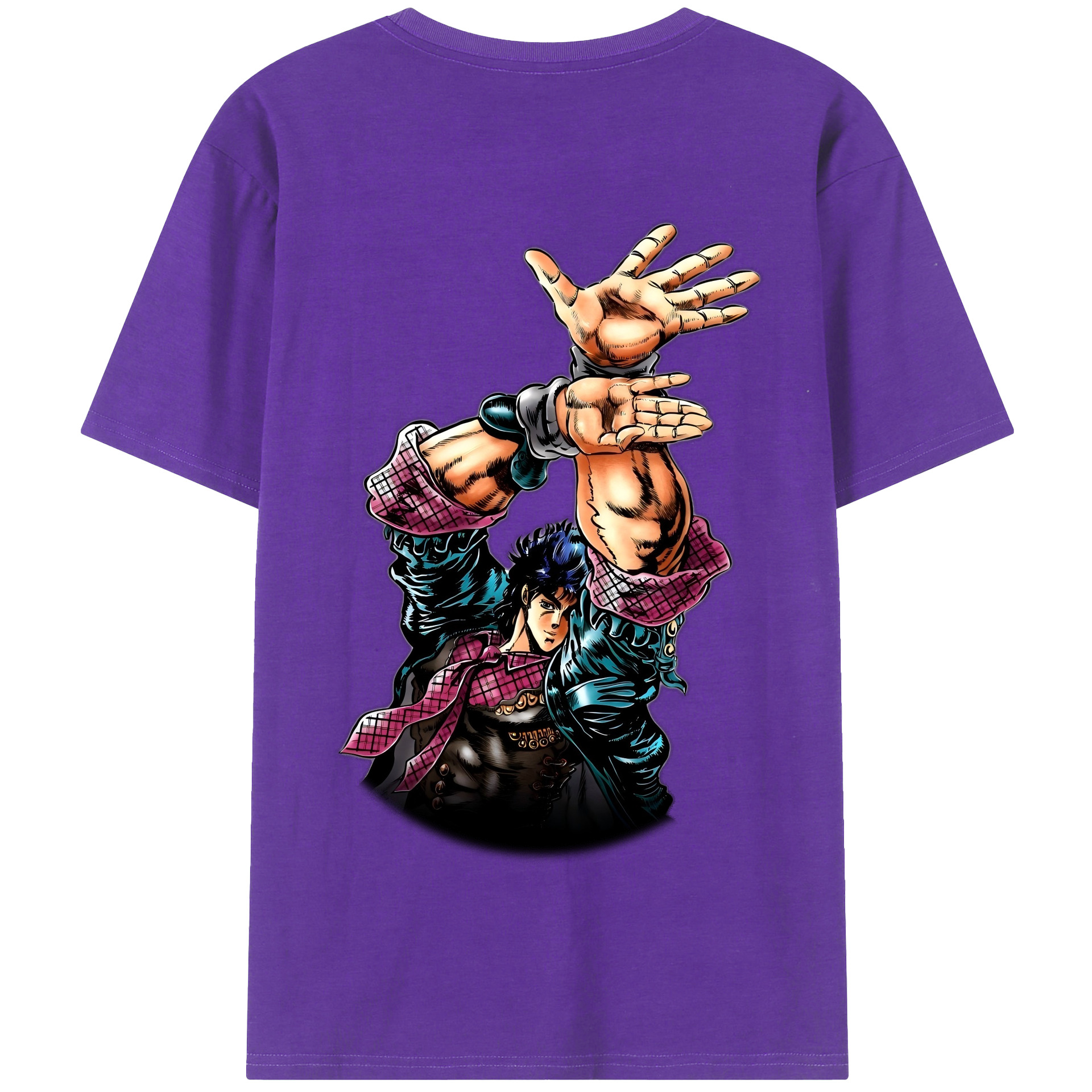 （画像用） ジョジョの奇妙な冒険 /ジョナサン?ジョースター JoJo's Bizarre Adventure Jonathan Joestar 綿100％半袖Tシャツ（背面プリント）