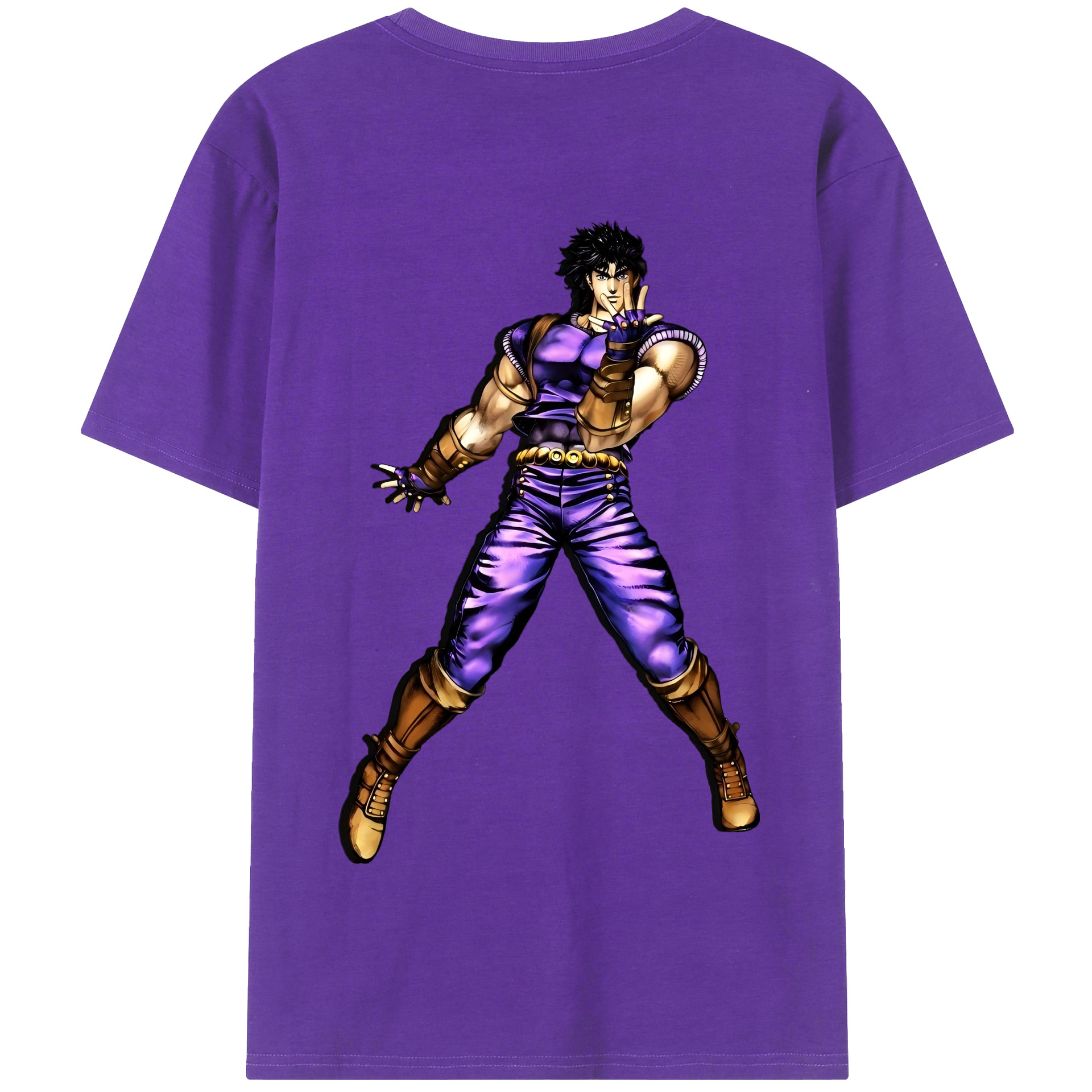 （画像用） ジョジョの奇妙な冒険 /ジョナサン?ジョースター JoJo's Bizarre Adventure Jonathan Joestar 綿100％半袖Tシャツ（背面プリント）