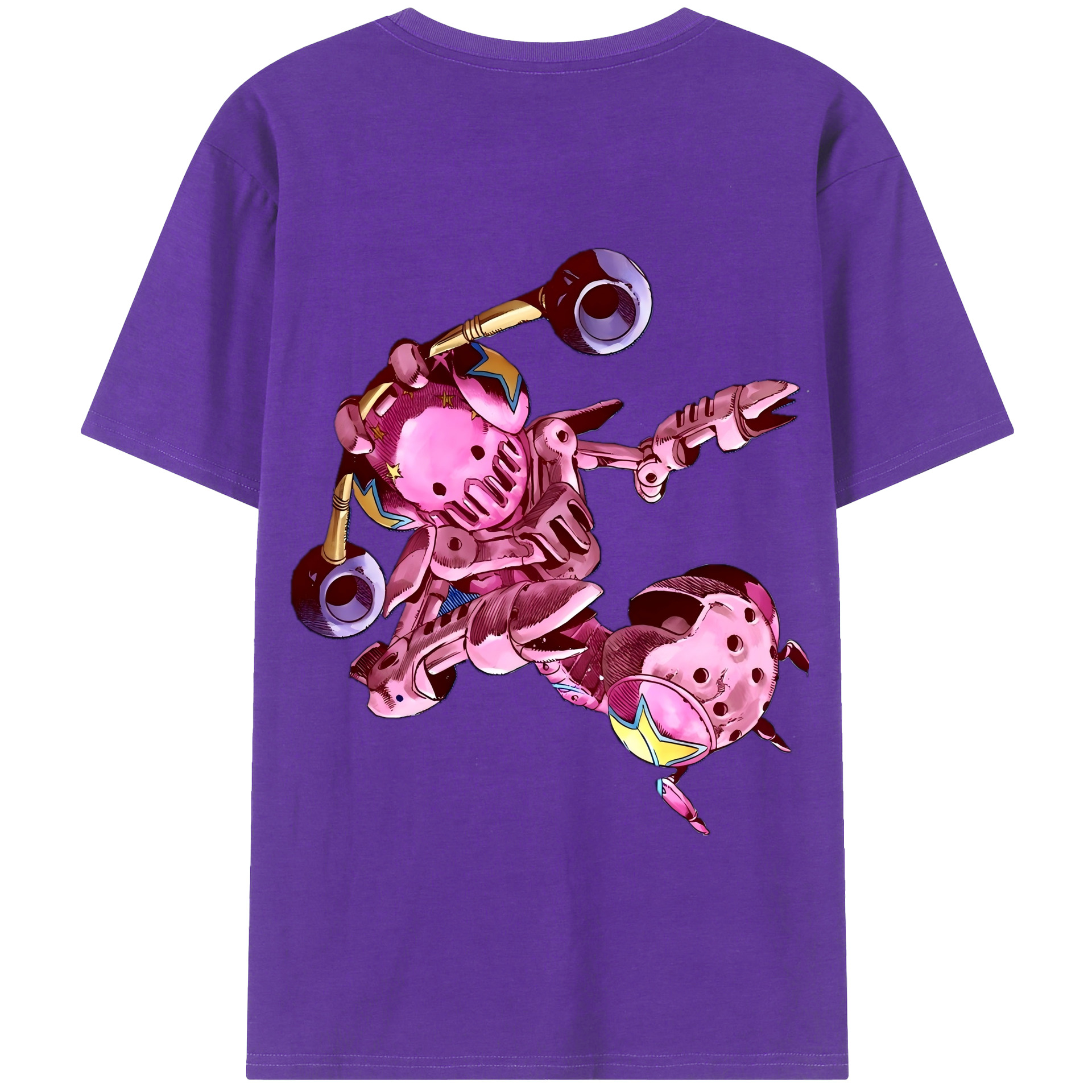 （画像用） ジョジョの奇妙な冒険 ジョナサン?ジョースター JoJo's Bizarre Adventure Jonathan Joestar 綿100％半袖Tシャツ（背面プリント）