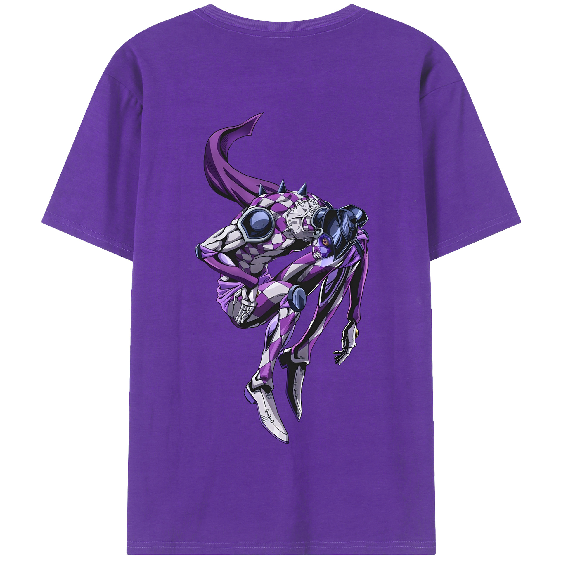 （画像用） ジョジョの奇妙な冒険 パンナコッタ?フー JoJo's Bizarre Adventure Pannacotta Fugo 綿100％半袖Tシャツ（背面プリント）