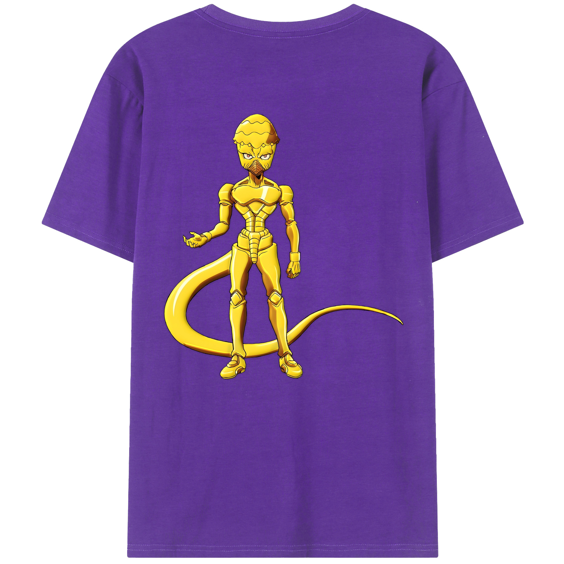 （画像用） ジョジョの奇妙な冒険 おといし あきら JoJo's Bizarre Adventure Akira Otoishi 綿100％半袖Tシャツ（背面プリント）