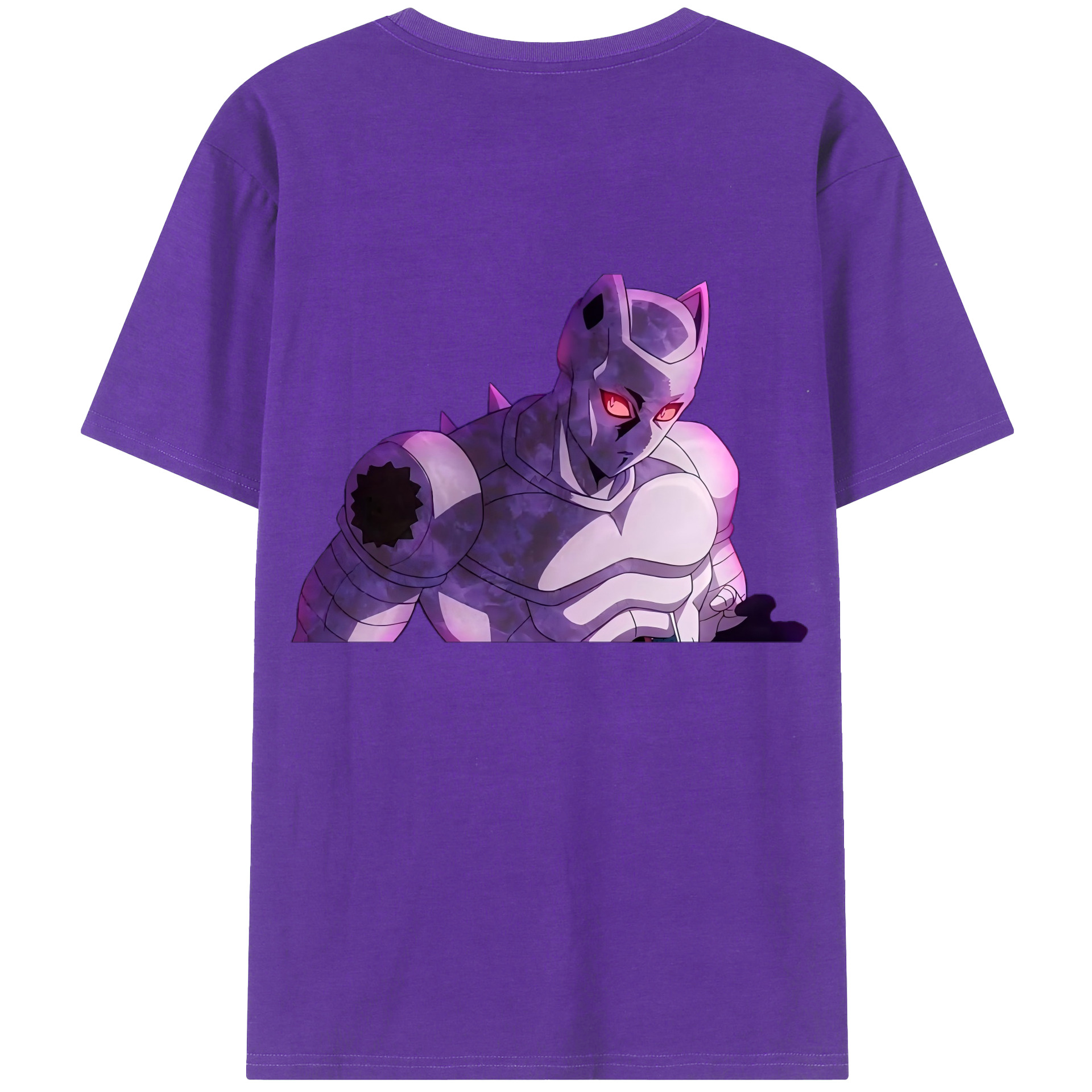 （画像用） ジョジョの奇妙な冒険 きら よしかげ JoJo's Bizarre Adventure Kira Yoshikage 綿100％半袖Tシャツ（背面プリント）